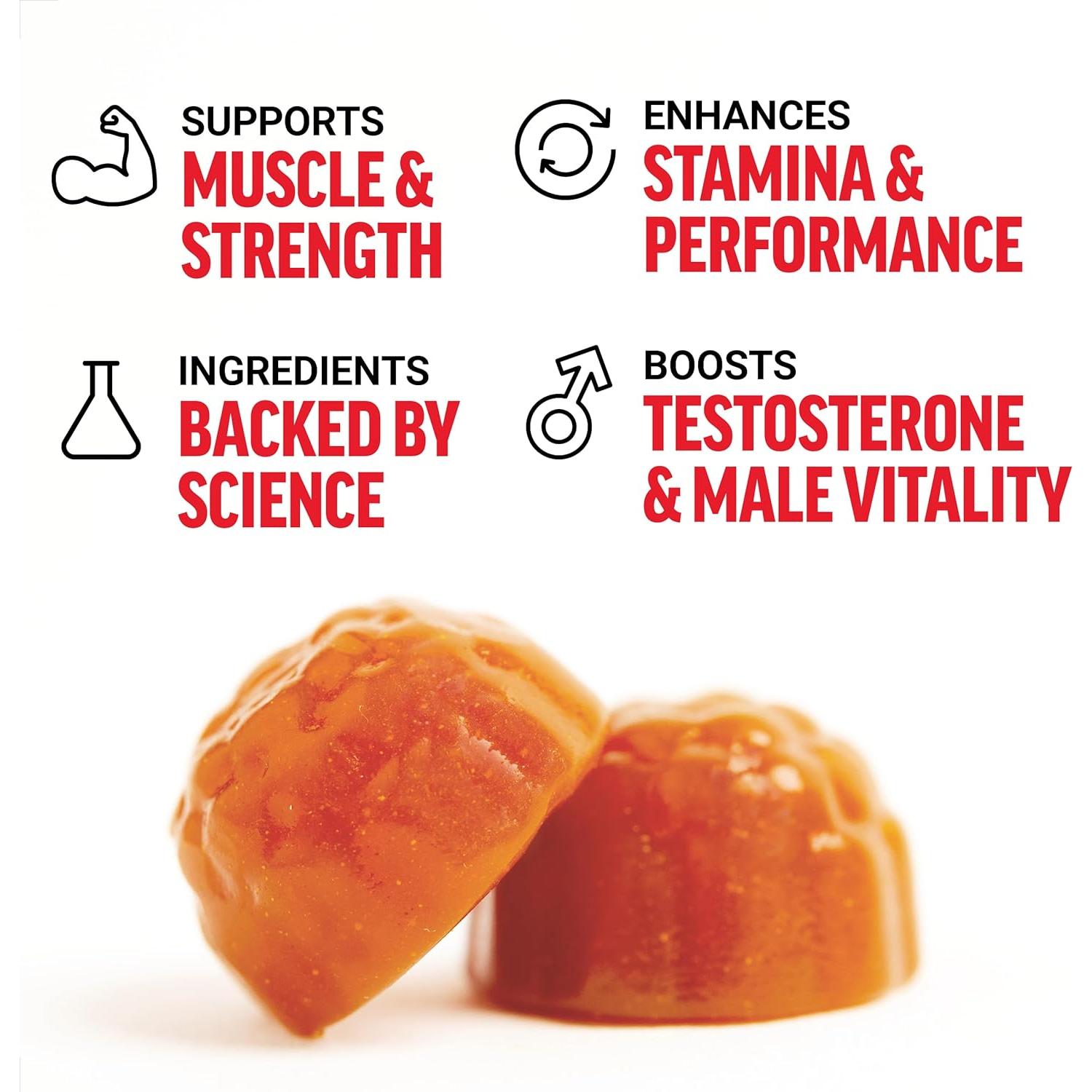 Gominolas Test X180 Force Factor 60 Unidades Aumenta Testosterona