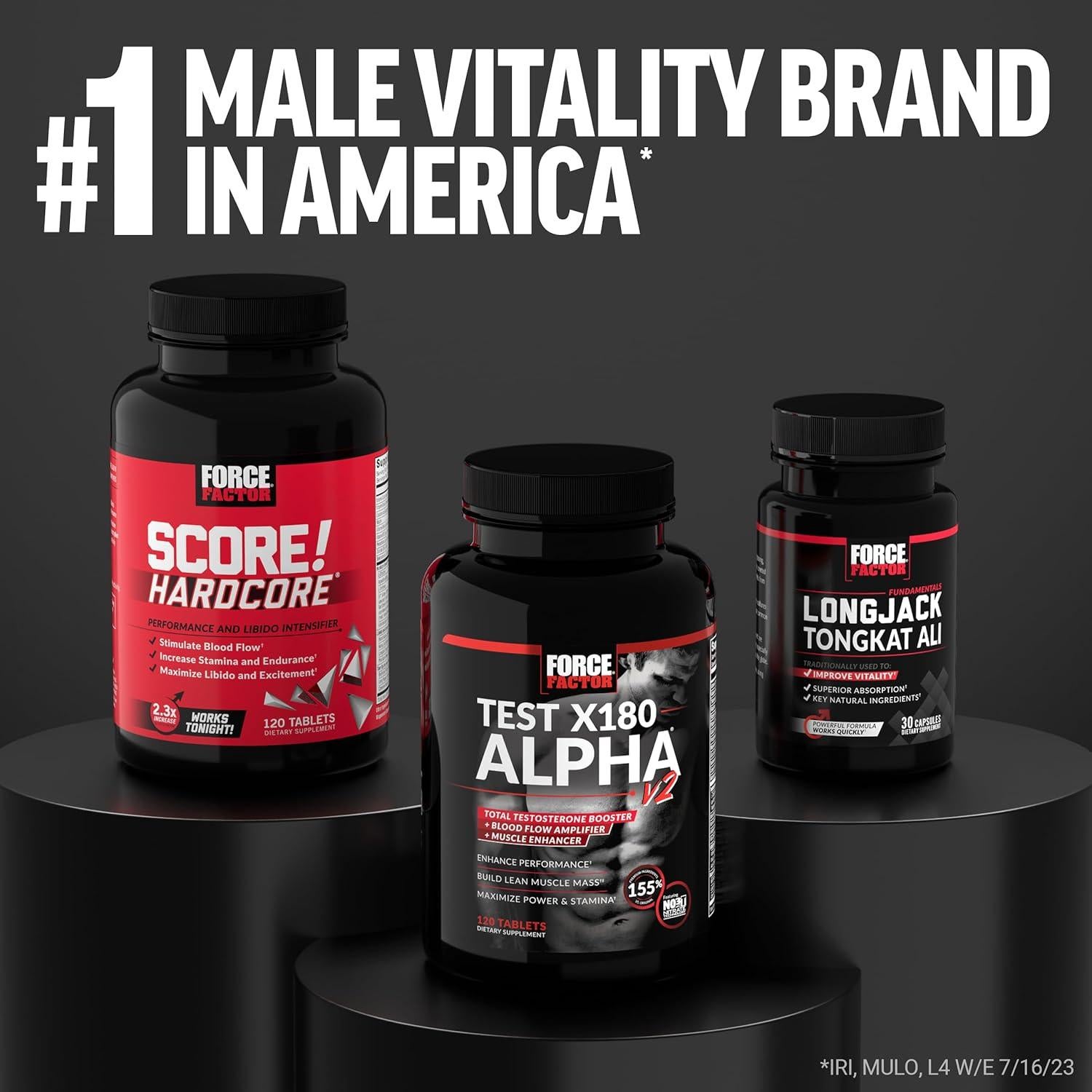 Gominolas Test X180 Force Factor 60 Unidades Aumenta Testosterona