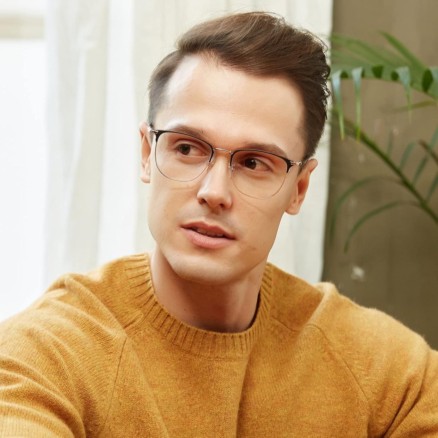 Gafas GUDVUE Luz Azul Oro Rosa Anti Reflejo UV400