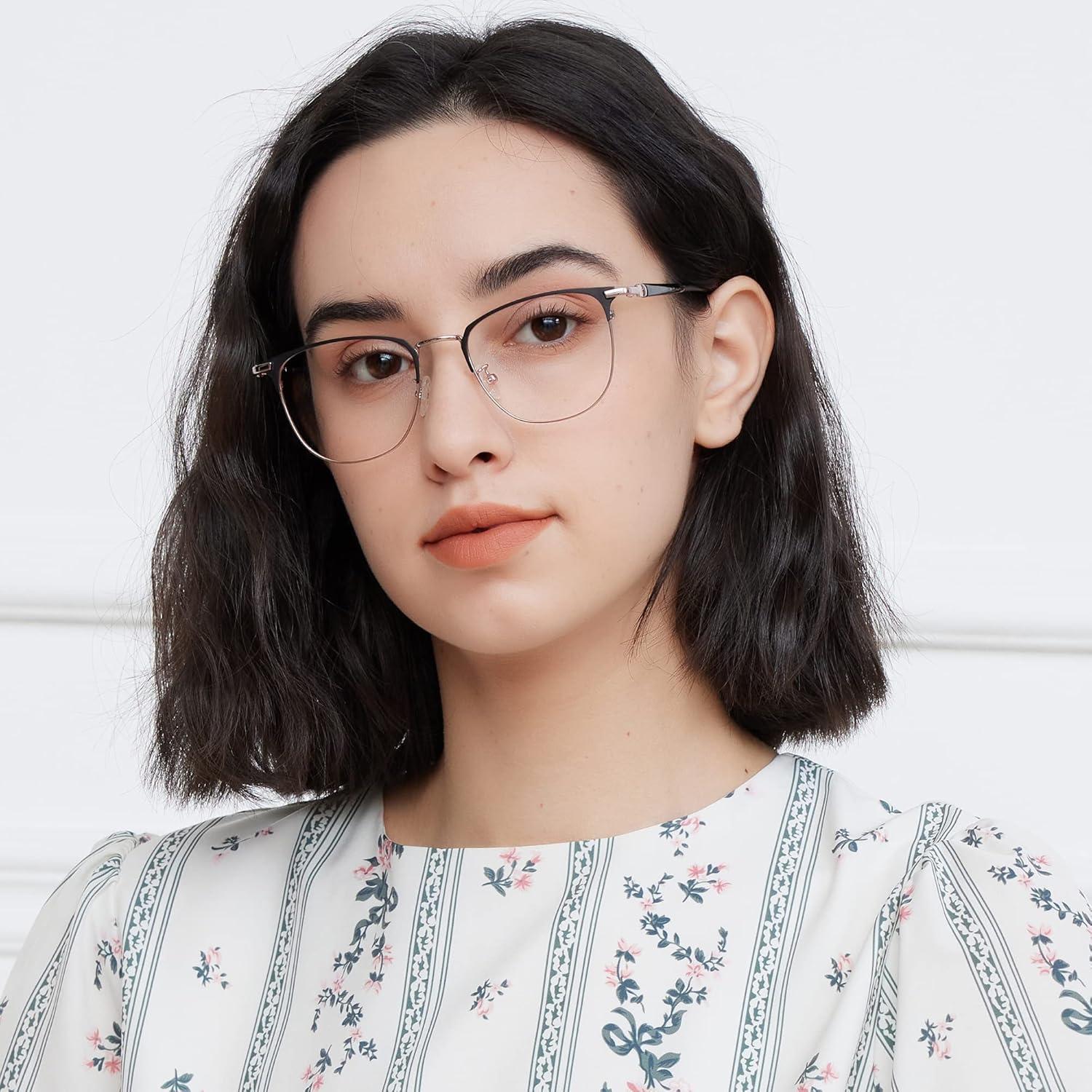 Gafas GUDVUE Luz Azul Oro Rosa Anti Reflejo UV400