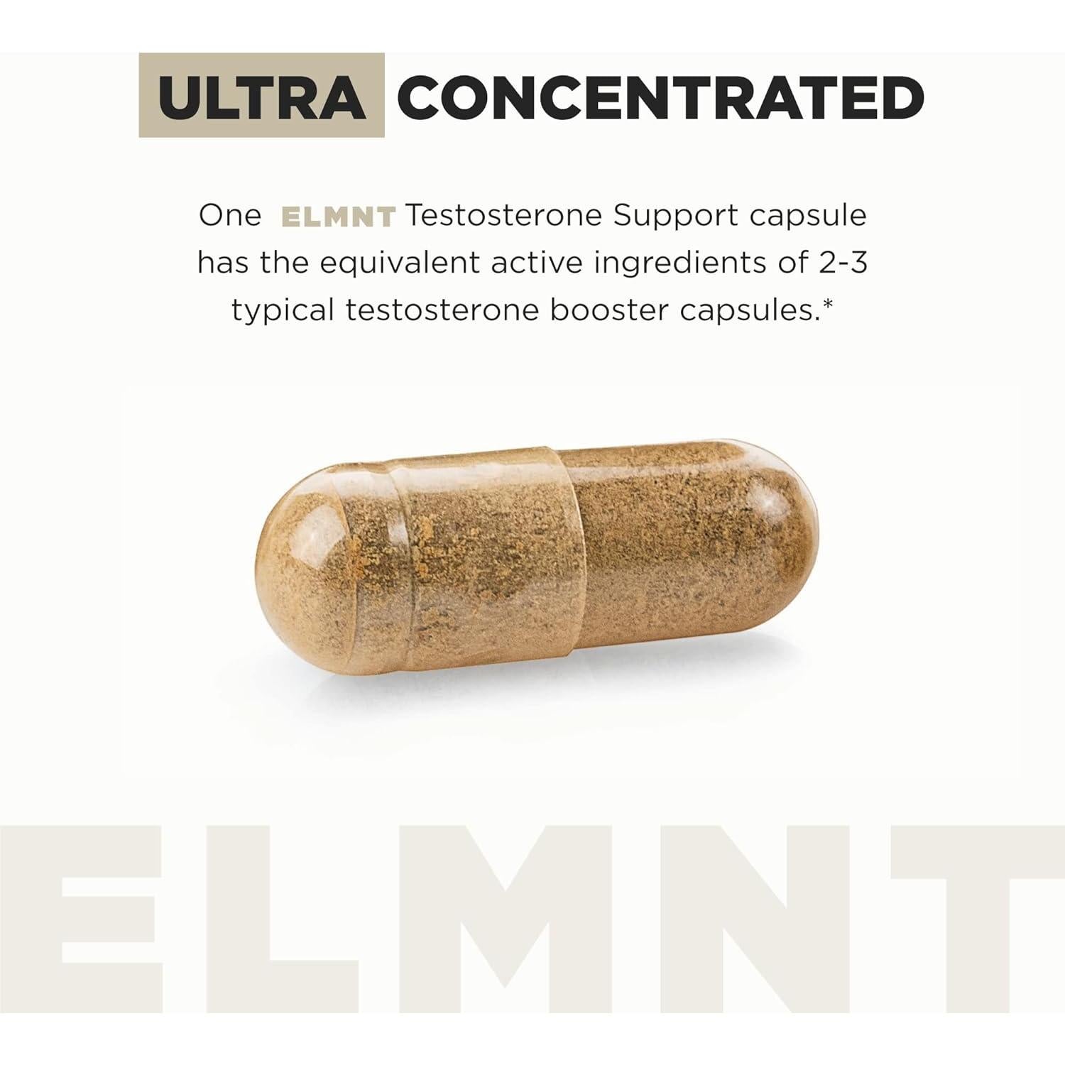 Aumentador de Testosterona ELMNT 21,800mg 8X Fuerza