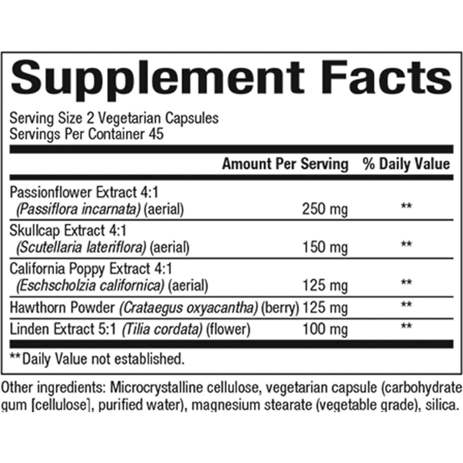 Cápsulas Veganas Factores Naturales 90 Unidades Sueño Reparador