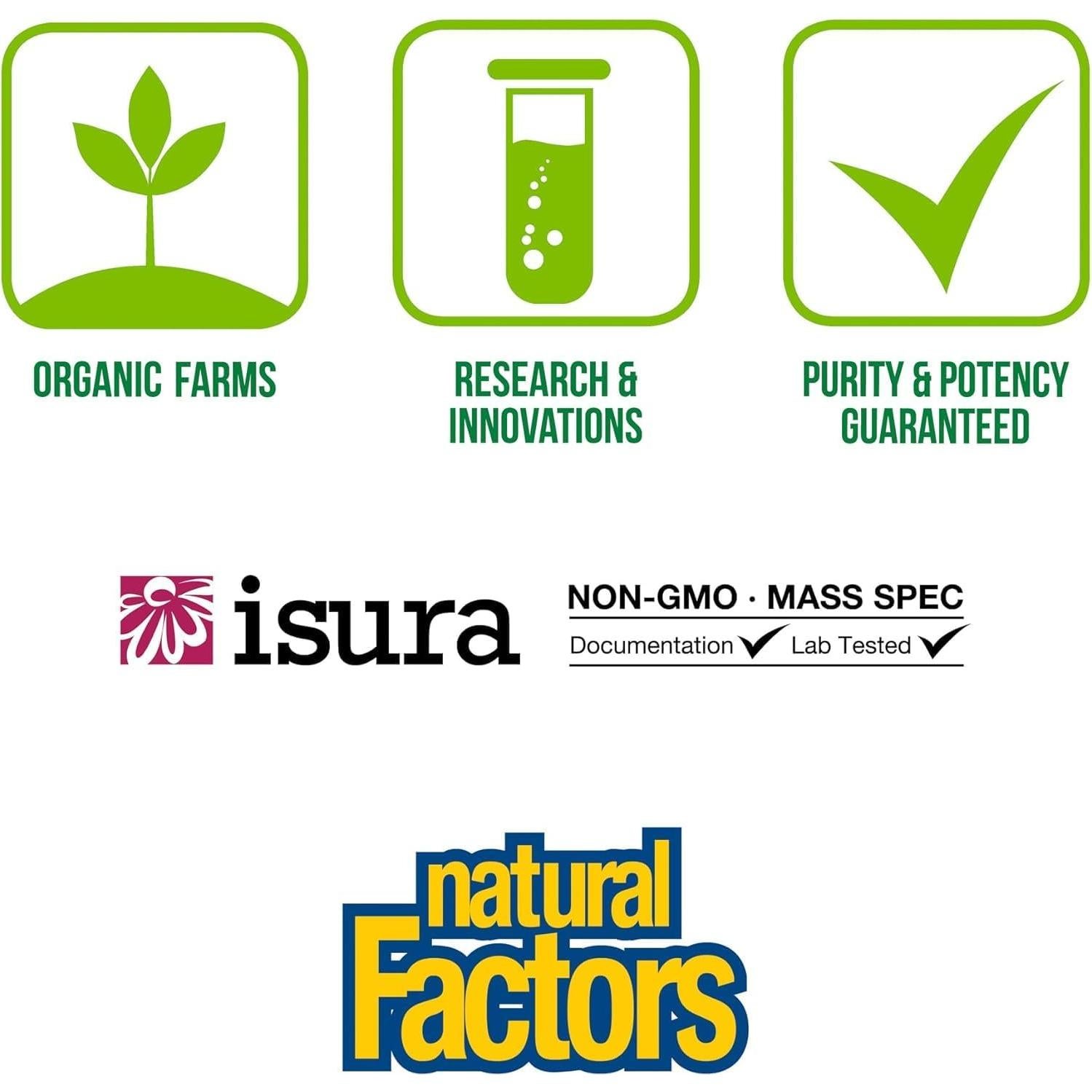 Cápsulas Veganas Factores Naturales 90 Unidades Sueño Reparador