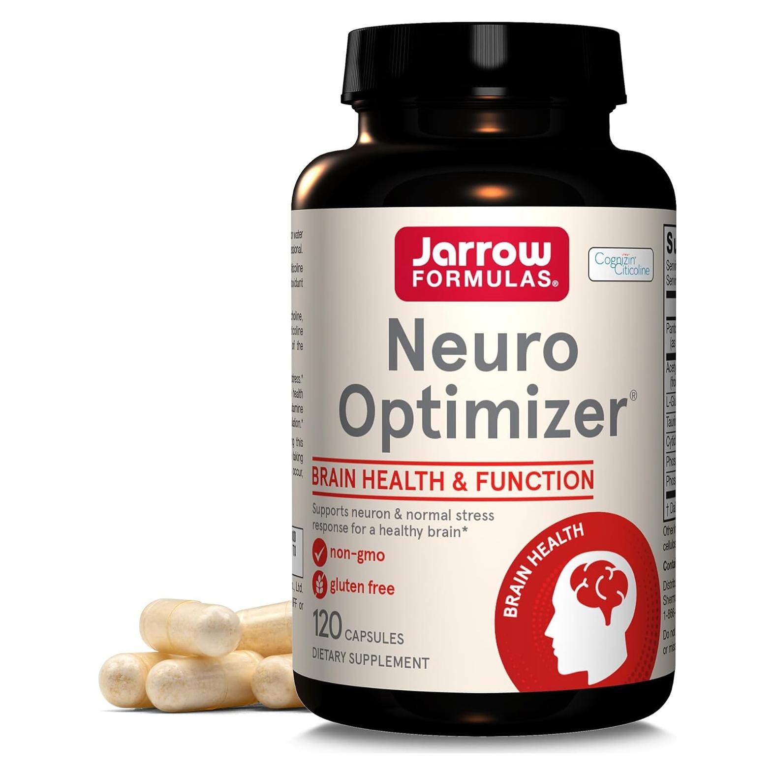 Suplemento Jarrow Formulas Neuro Optimizer 120 Cápsulas
