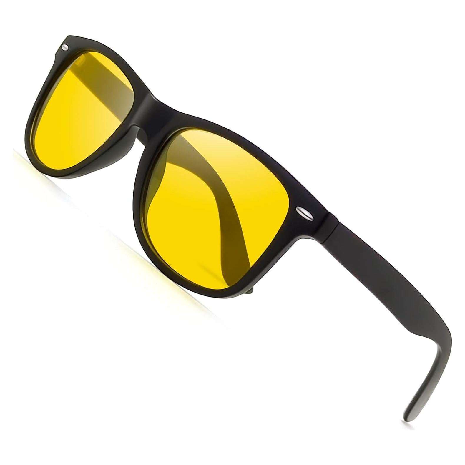 Gafas de sol KANASTAL UV400 diseño retro amarillas