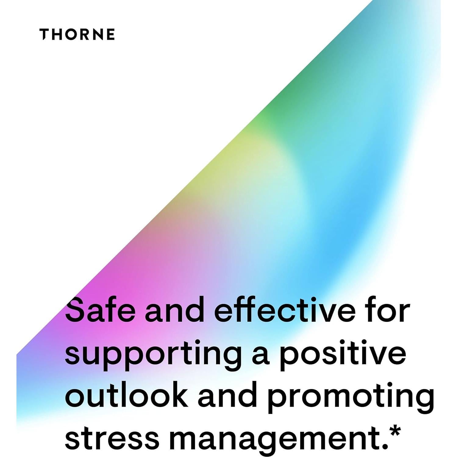 Suplemento Emocional Thorne - 120 Cápsulas para Estrés