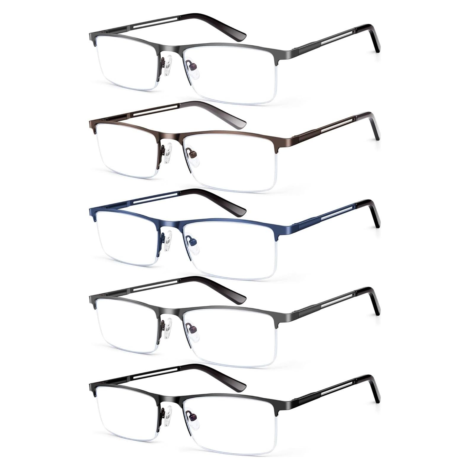 Gafas de lectura KONHAGO 5 colores luz azul 2.0x