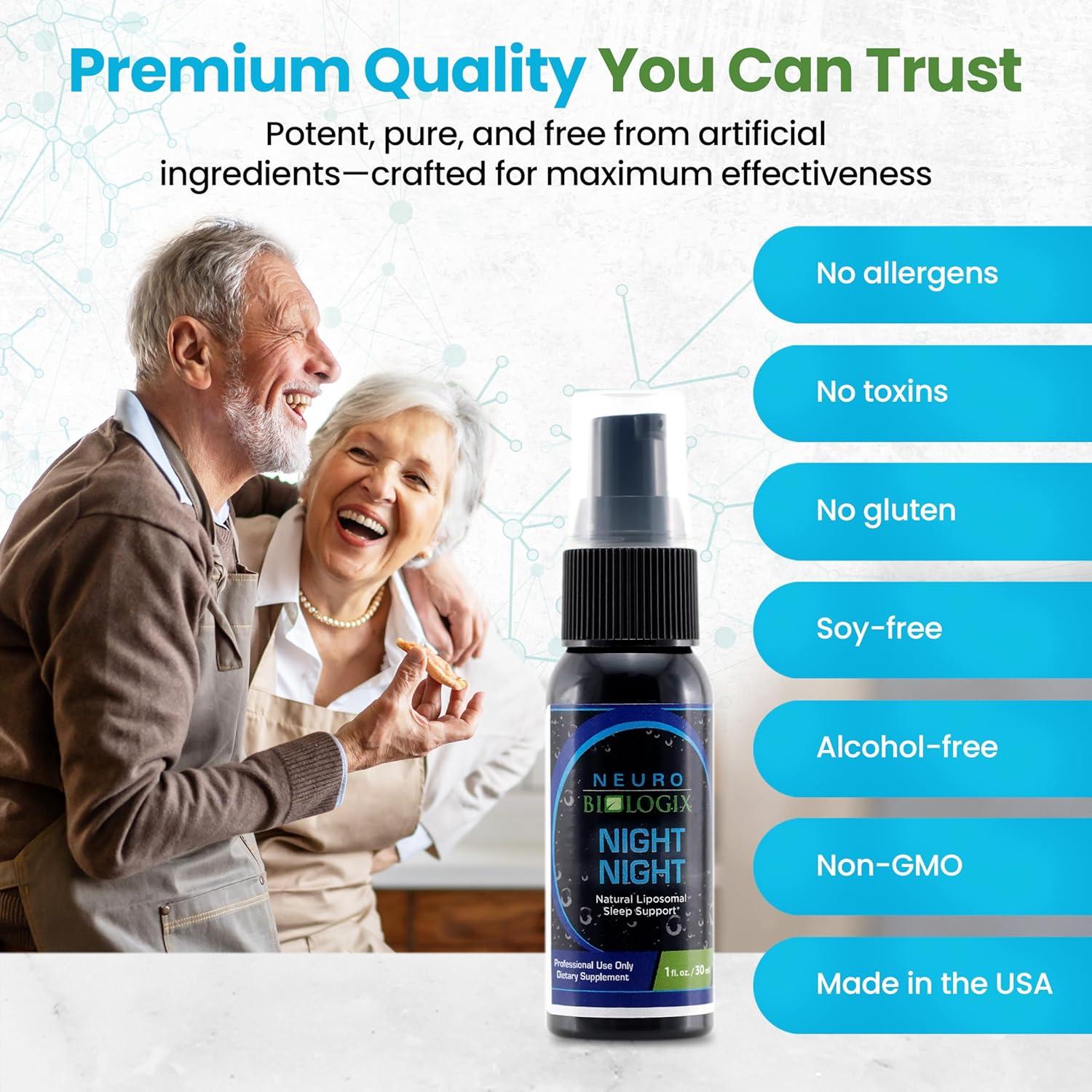 Spray Liposomal de Sueño Neurobiologix con Melatonina y GABA - 30 Porciones