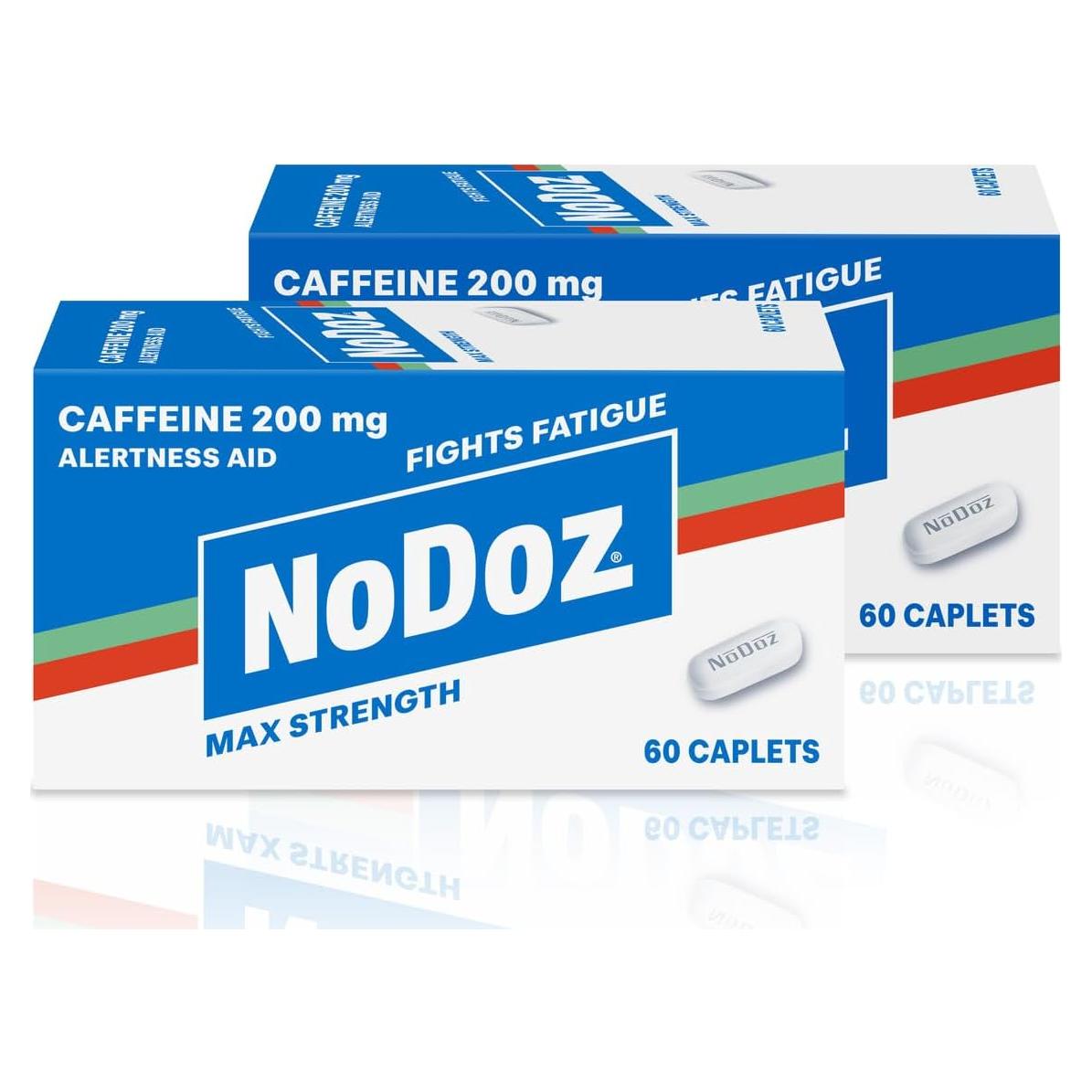 NoDoz 200mg Pastillas de Cafeína Máxima Fuerza 120 Comp.