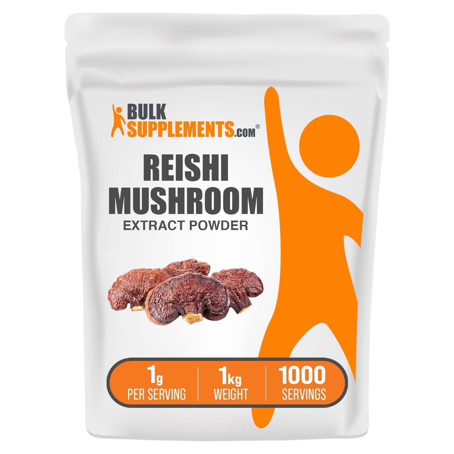 Extracto de Hongo Reishi en Polvo BulkSupplements 1kg