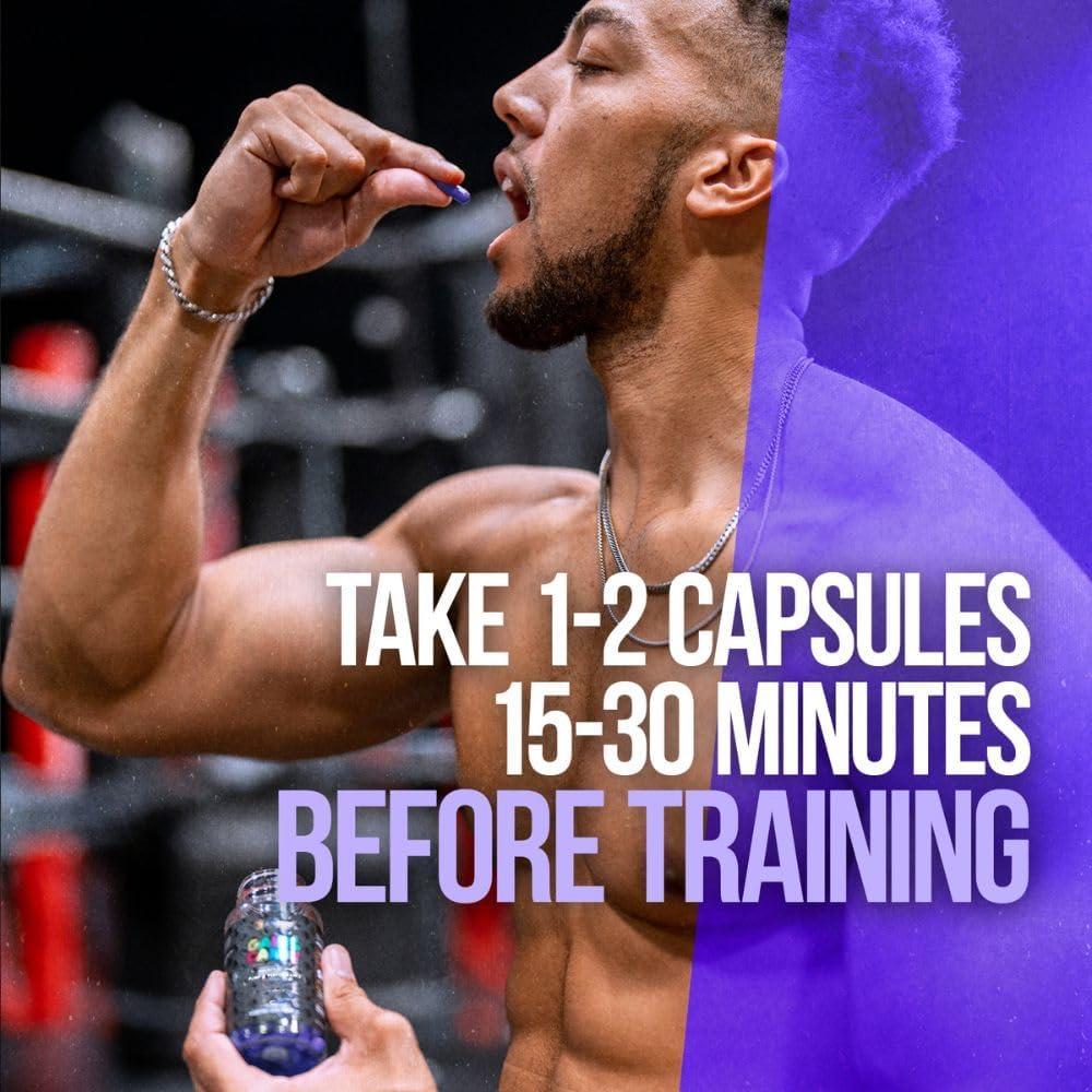 Suplemento Aumento Muscular Alpha Lion Gains Candy S7 60 Cápsulas