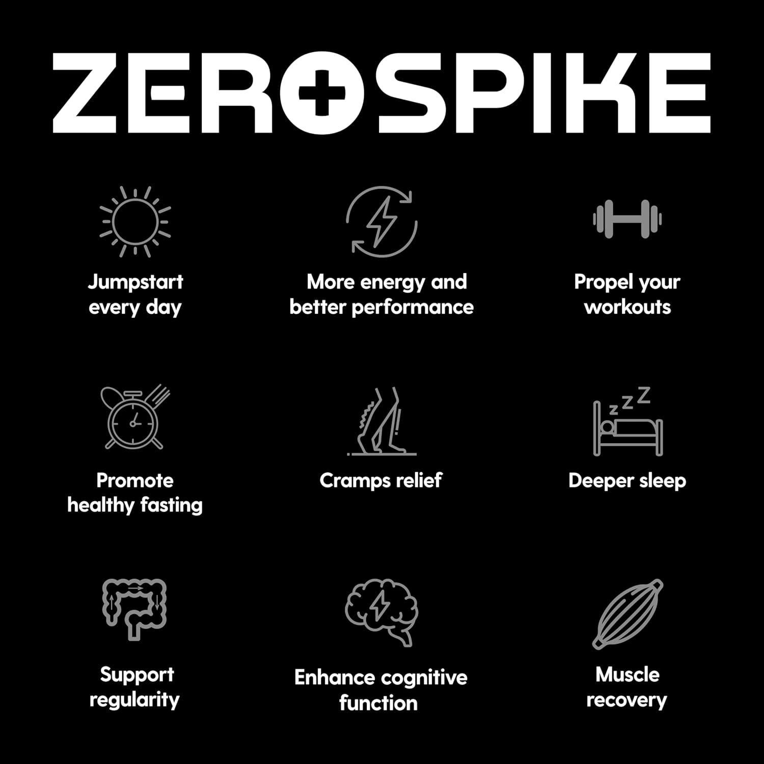 Polvo de Electrolitos Sin Azúcar Zerospike 15 Palitos