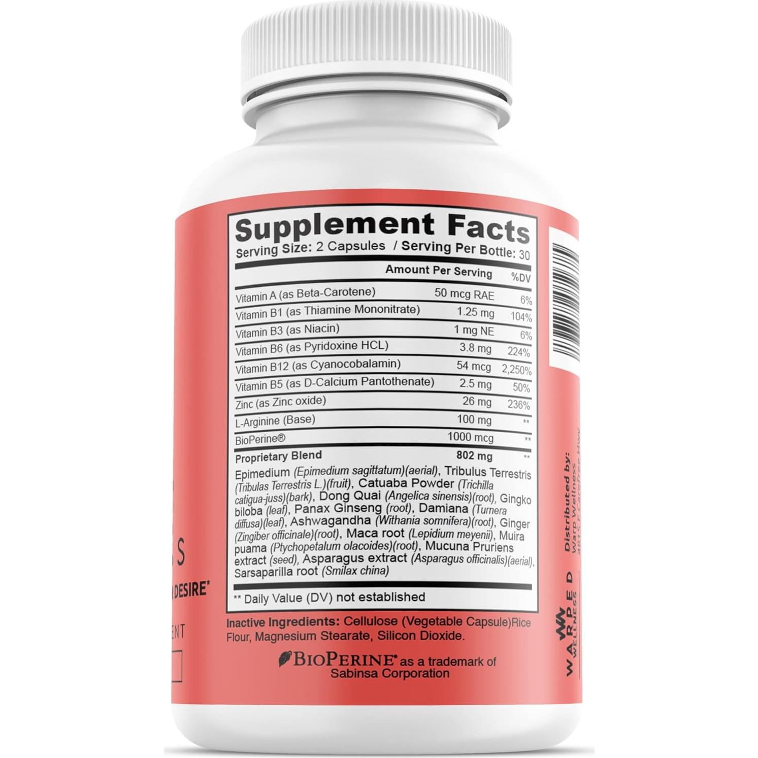 Suplemento Libido Femenina Diosa del Amor Warped Wellness 70g