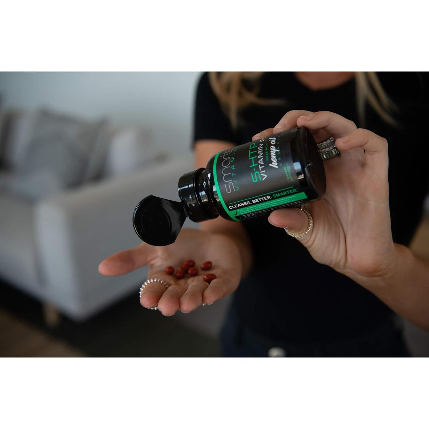 Suplemento 5-HTP 200mg + Vitamina B6 Smarter 60 gelatinas