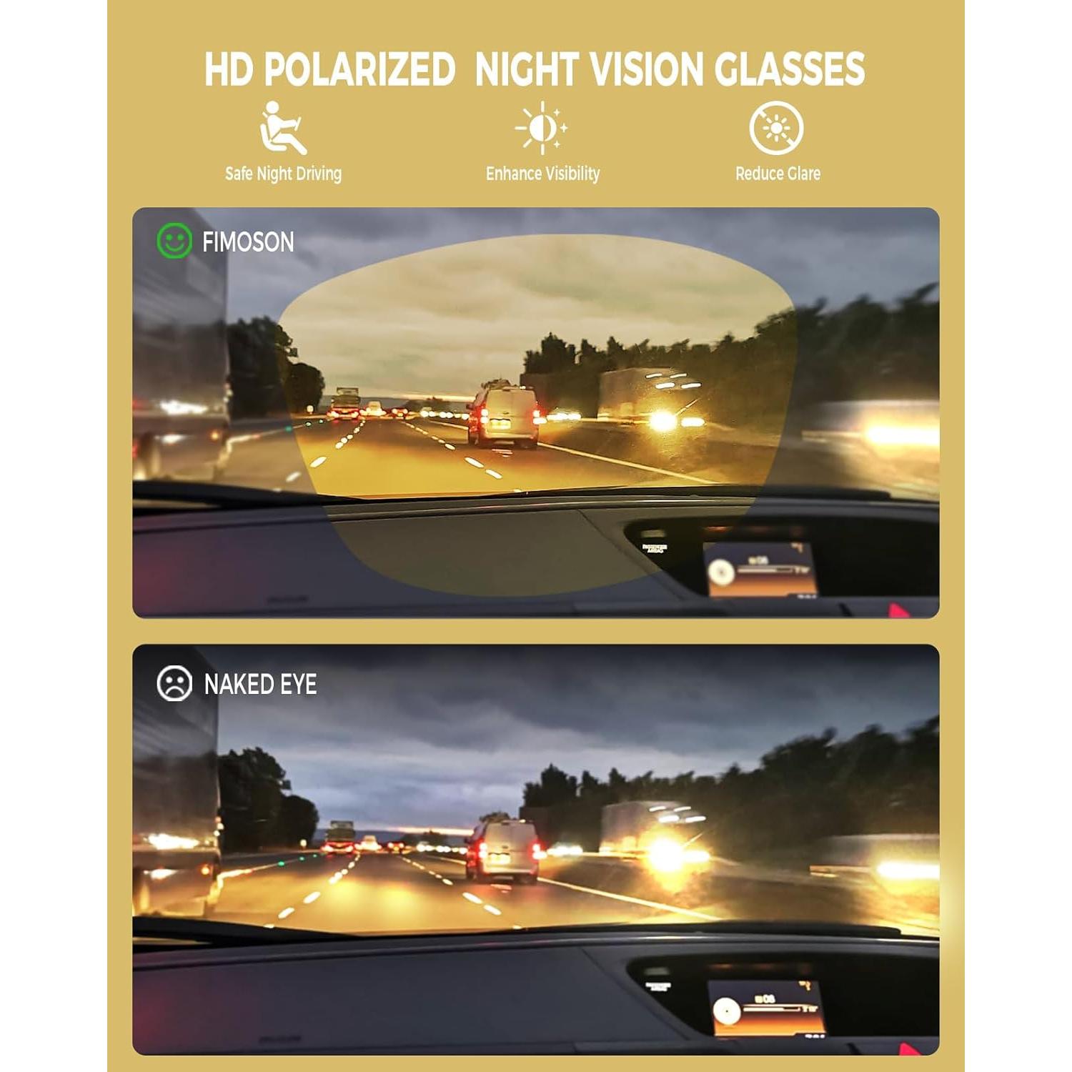 Gafas FIMOSON Ys002-1 Antirreflejo para Conducir de Noche