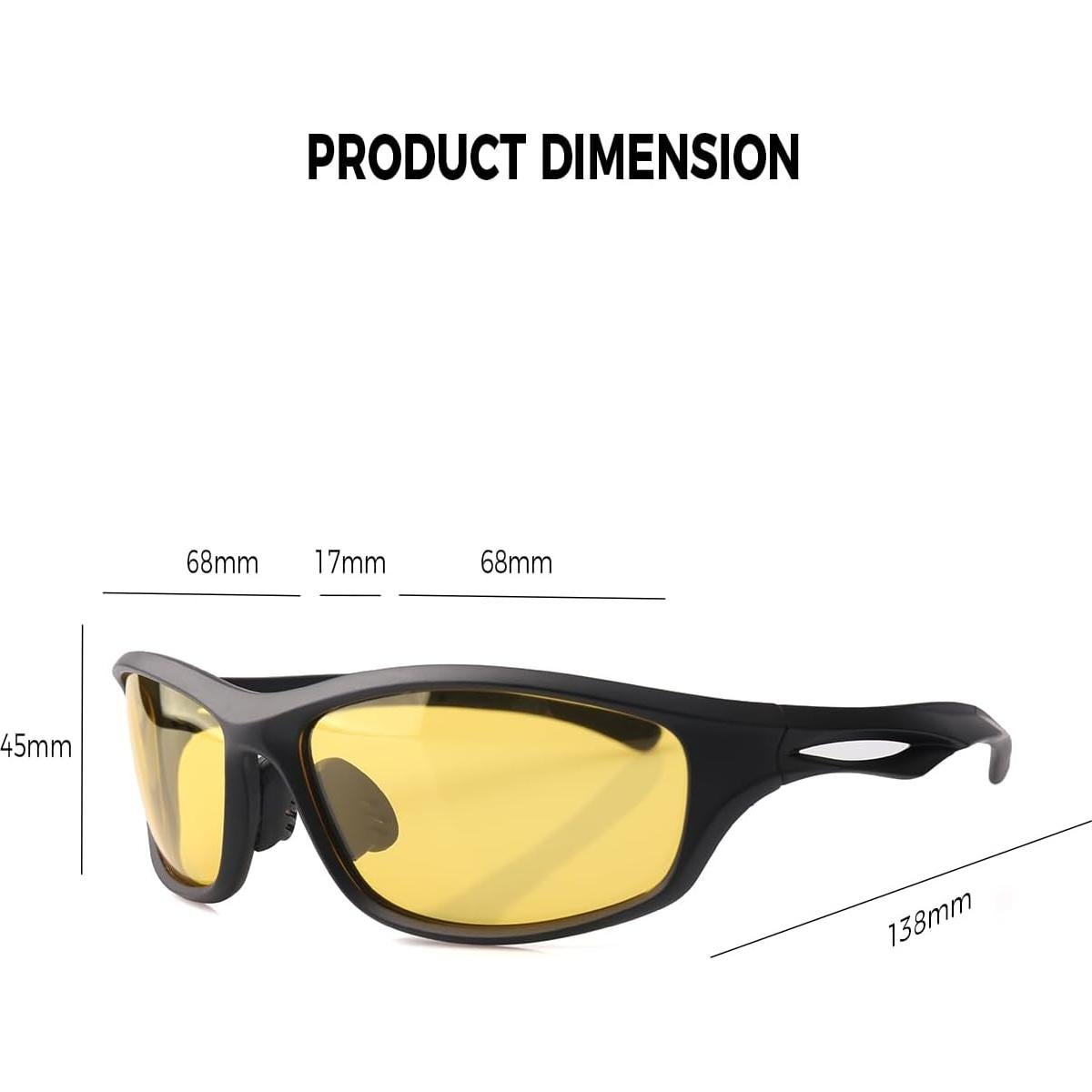 Gafas FIMOSON Ys002-1 Antirreflejo para Conducir de Noche