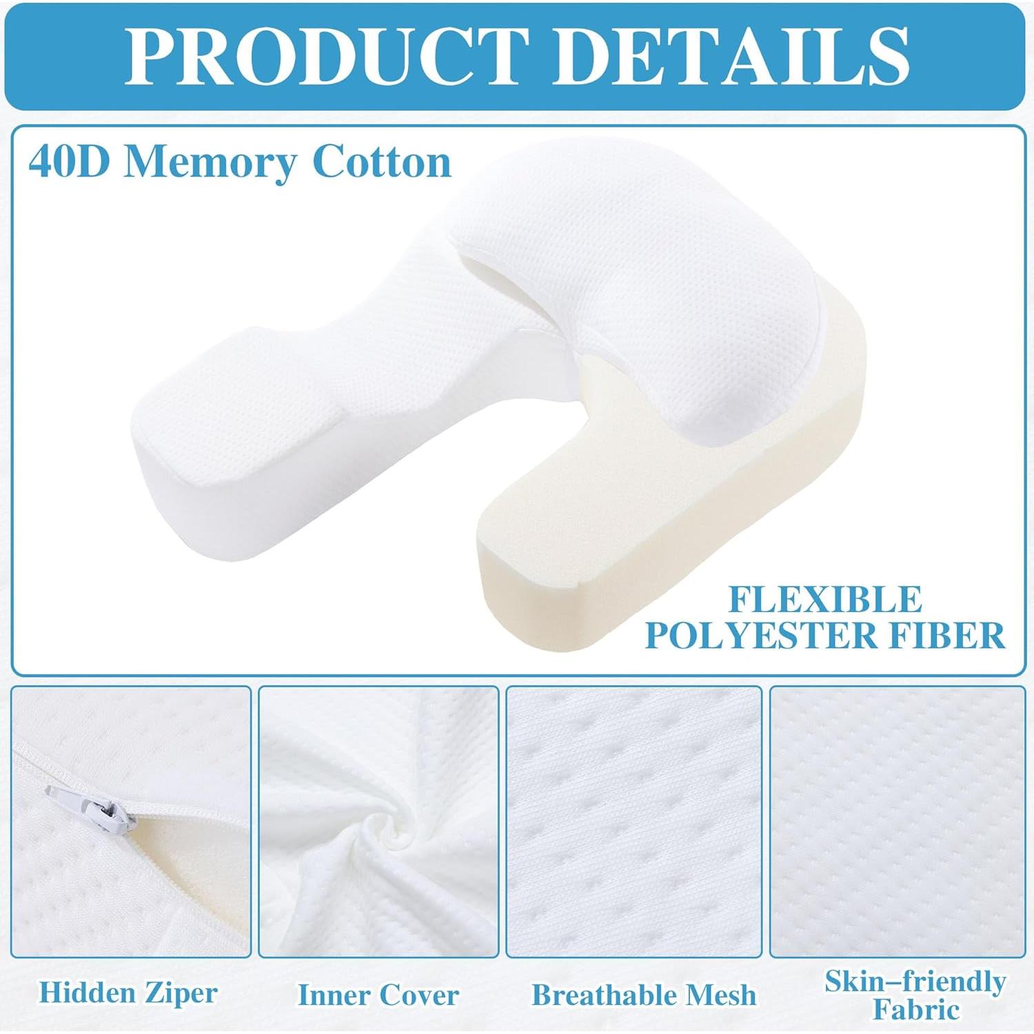 Cojín para Dormir de Lado ROYALAY con Agujero para el Brazo