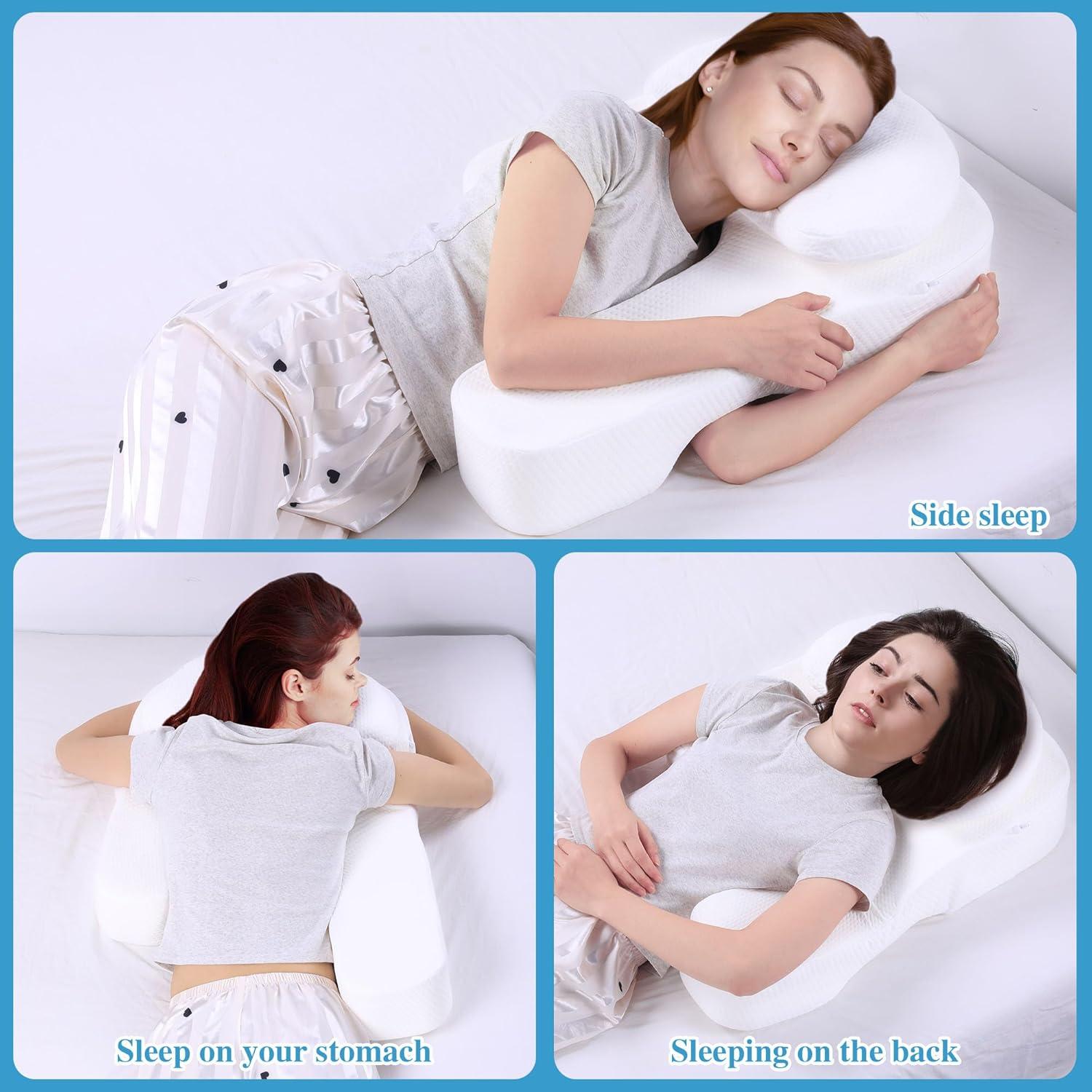 Cojín para Dormir de Lado ROYALAY con Agujero para el Brazo