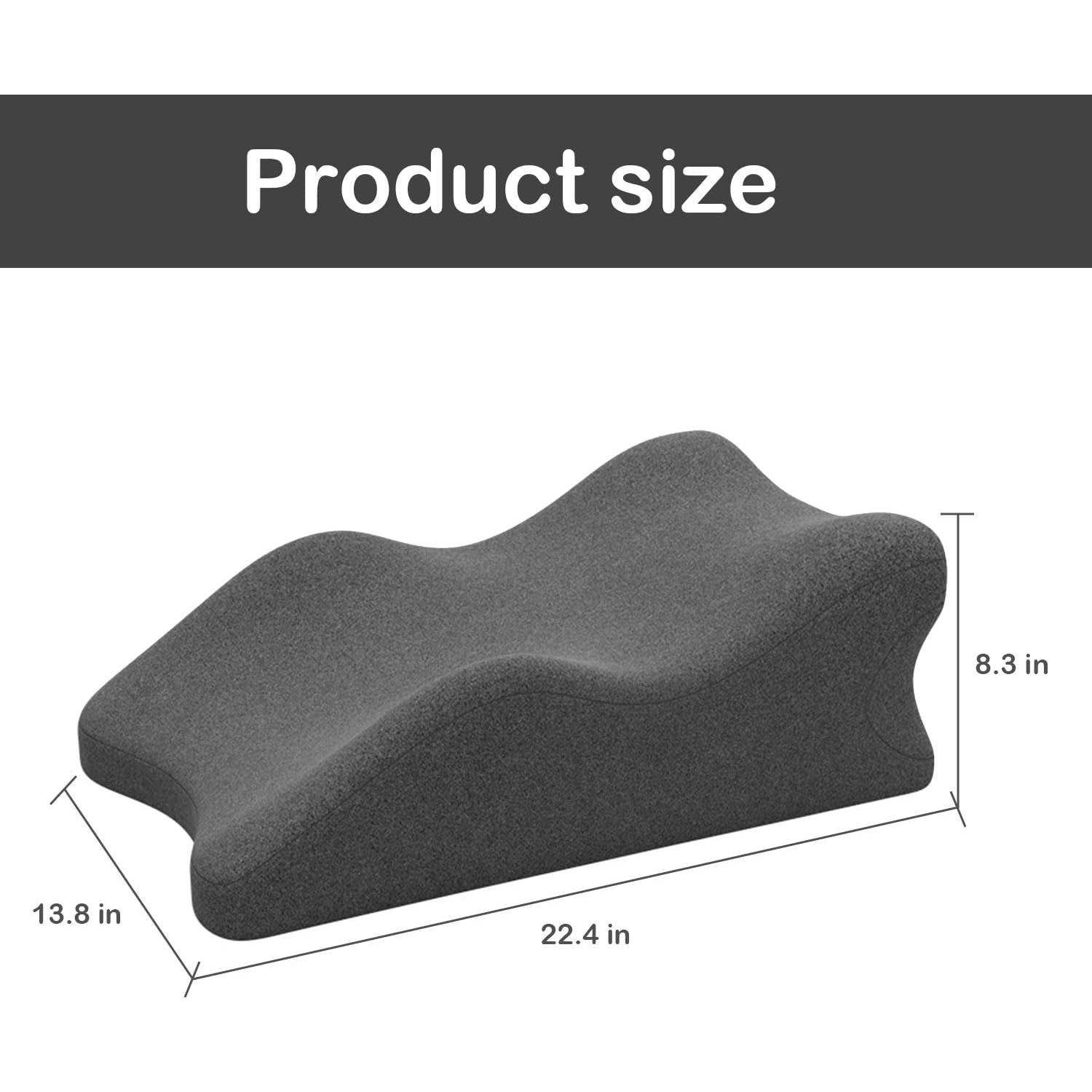 Cojín de Espalda en Cuña Maigandamai 56.9x35.1 cm Viscoelástico