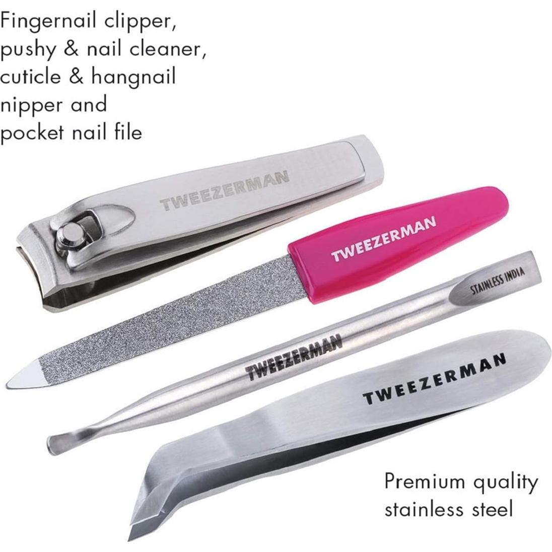 Kit de Rescate de Uñas Tweezerman Mini - Acero Inoxidable