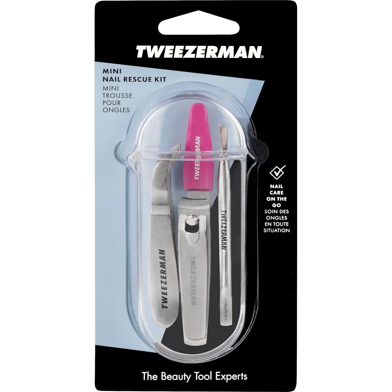 Kit de Rescate de Uñas Tweezerman Mini - Acero Inoxidable