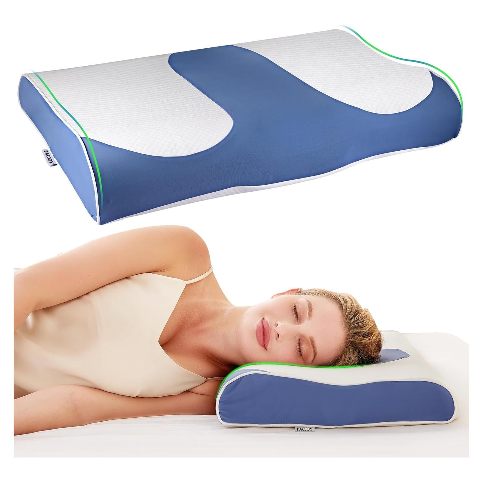 Almohada cervical PACJOY espuma viscoelástica 8.6 cm
