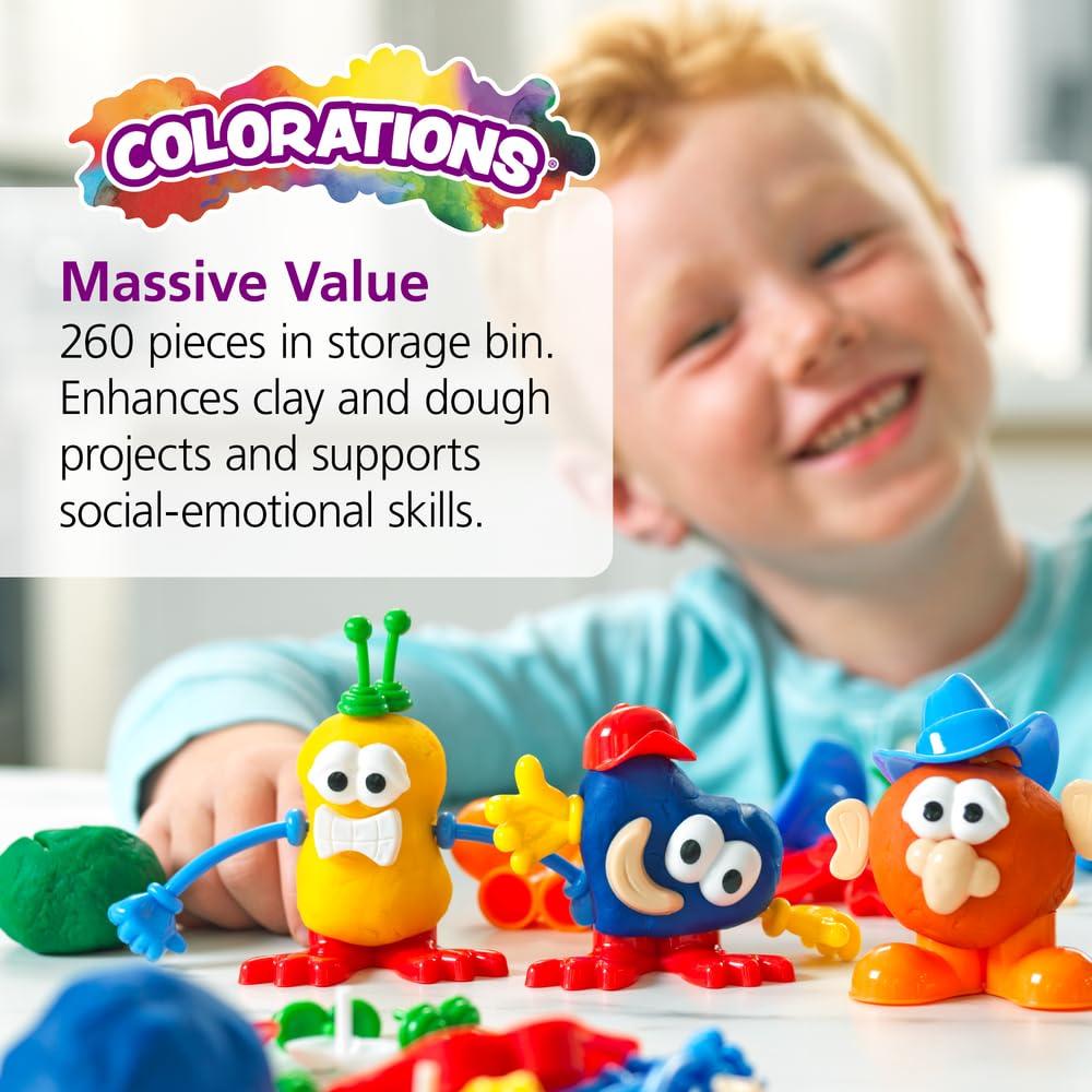 Kit de Masa Coloraciones BUILDME 260 Piezas Creativas