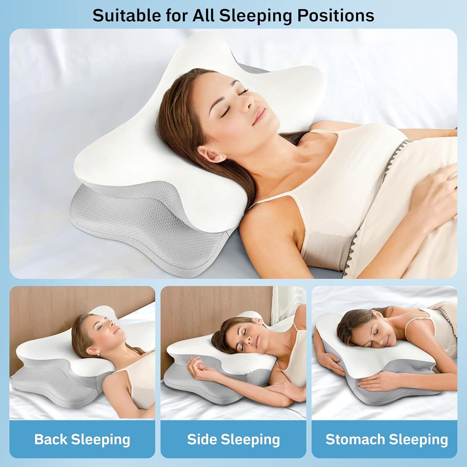 Almohada Cervical EcoNour Espuma con Memoria 38x61 cm