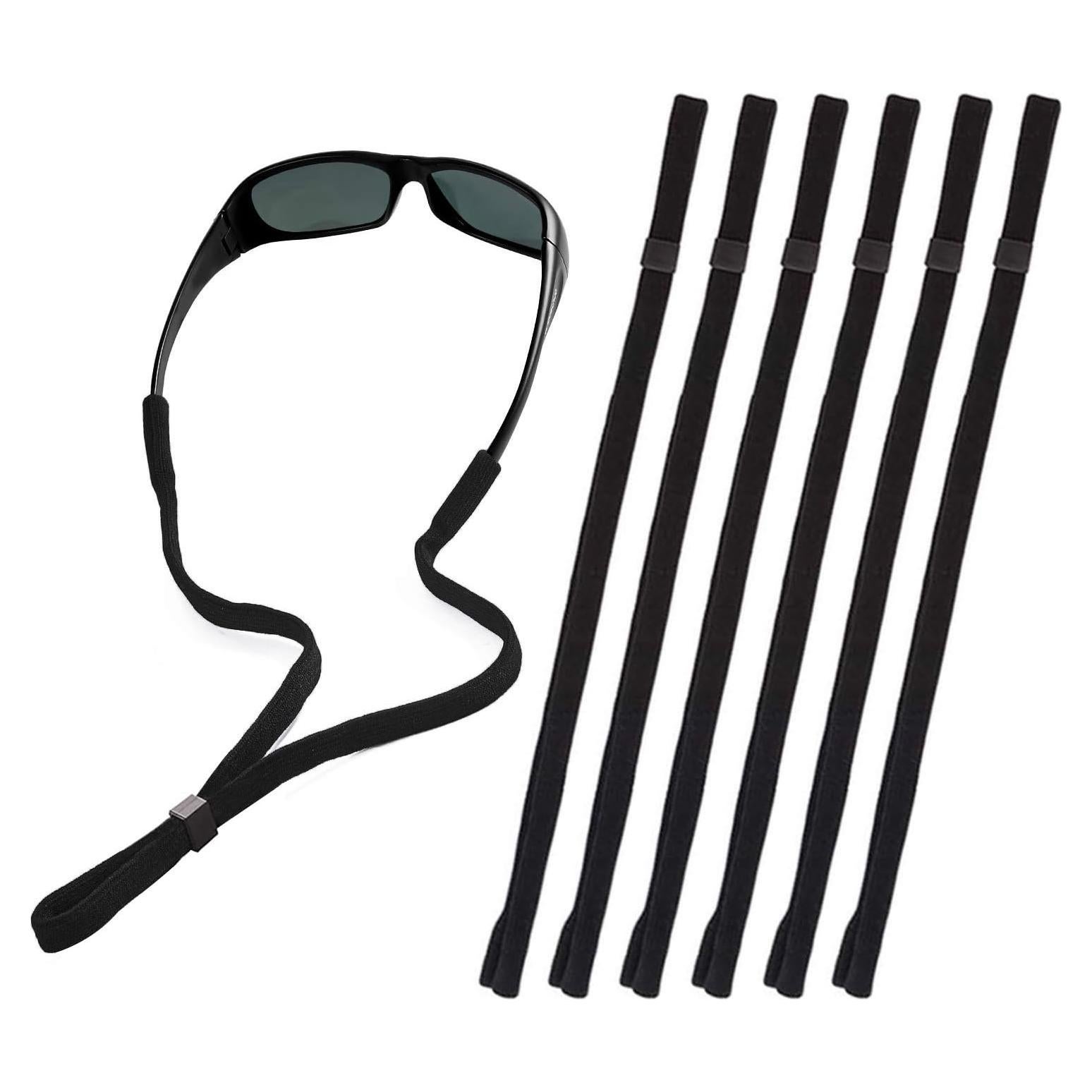 Correa para Gafas SHINKODA Ajustable 6 Piezas Negro