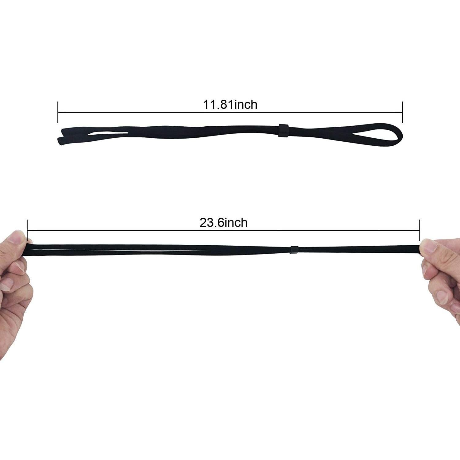 Correa para Gafas SHINKODA Ajustable 6 Piezas Negro