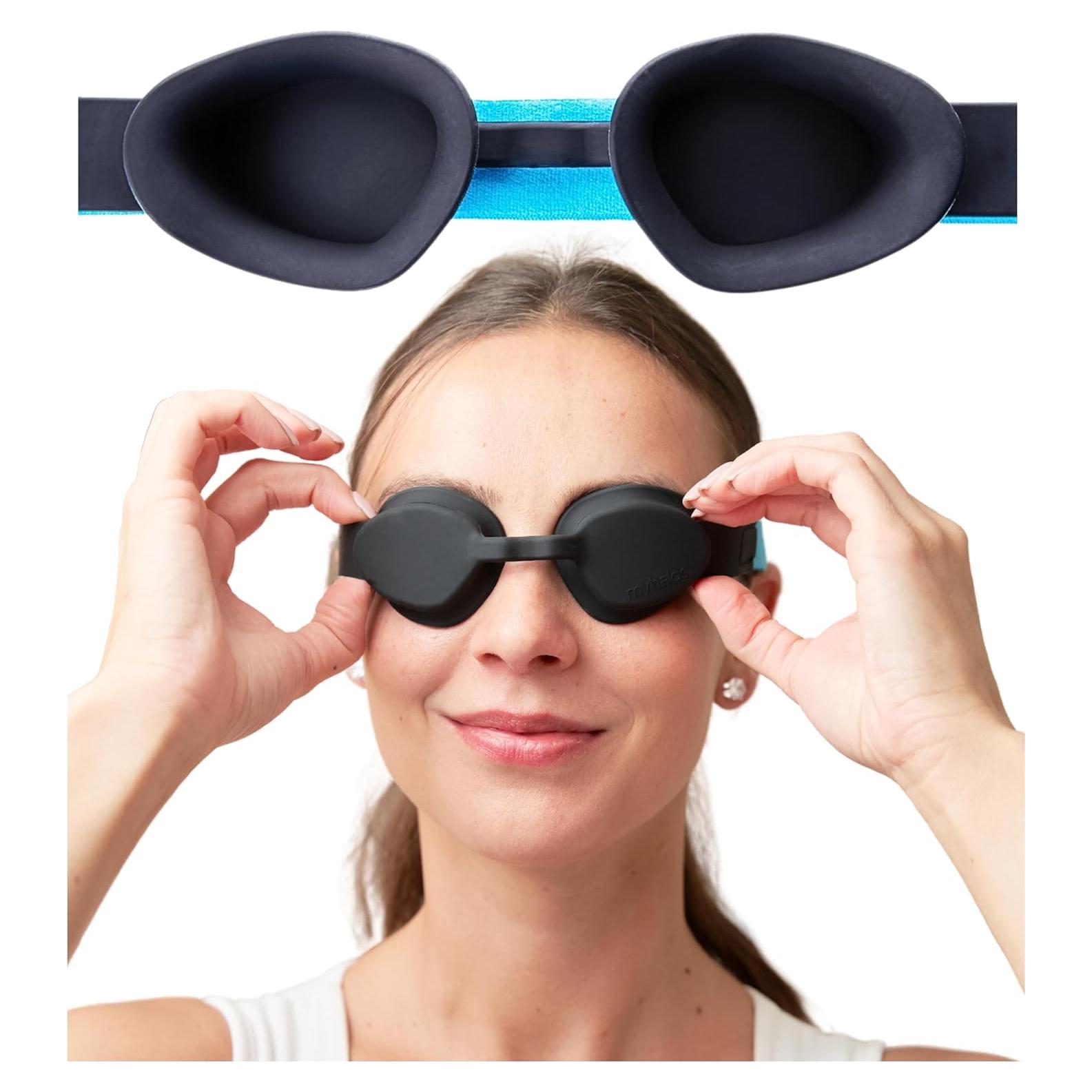 Gafas de Humedad MyHalos para Ojos Secos - Máscara Reutilizable