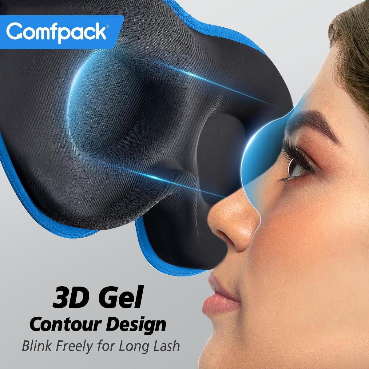 Máscara de Sueño Refrigerante 3D Comfpack - Gel Calor Frío