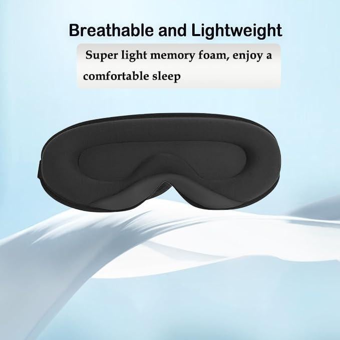 Máscara de Sueño 3D KUKUGO Ajustable Bloqueadora de Luz
