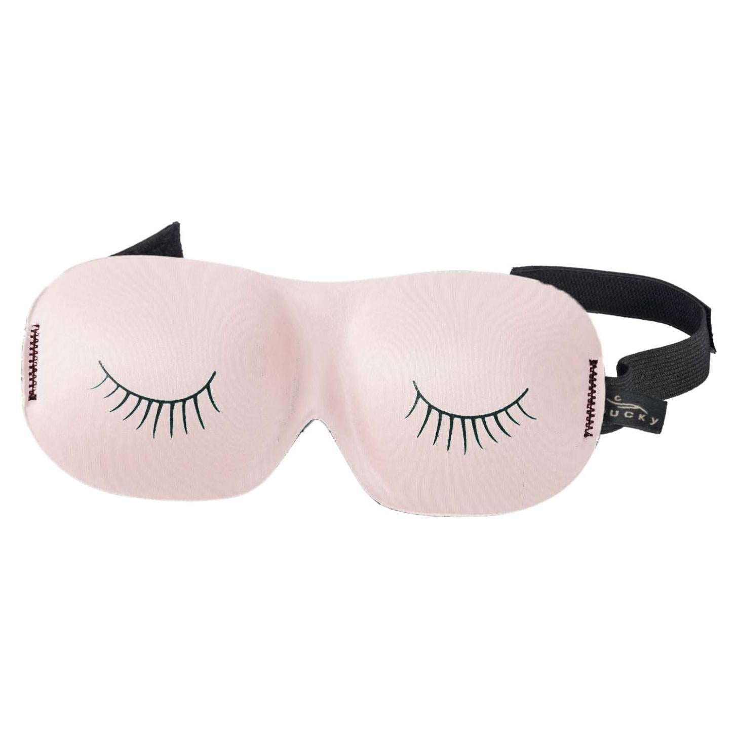 Máscara de Ojos Bucky Ultraligera Contorneada Pestaña Fresa