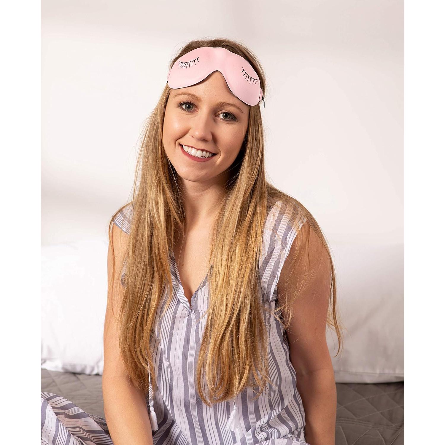 Máscara de Ojos Bucky Ultraligera Contorneada Pestaña Fresa