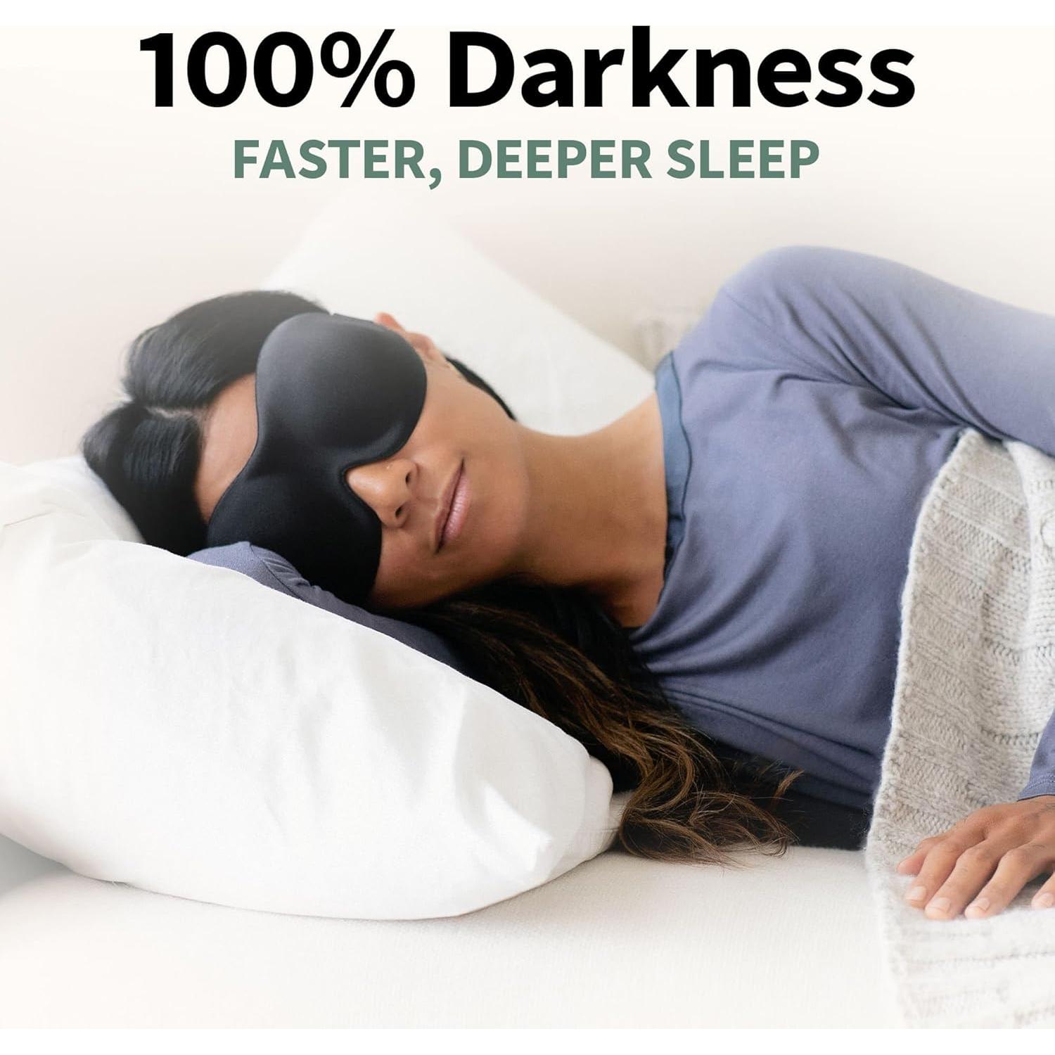 Máscara de Sueño Nidra Contorneada Pequeña Púrpura