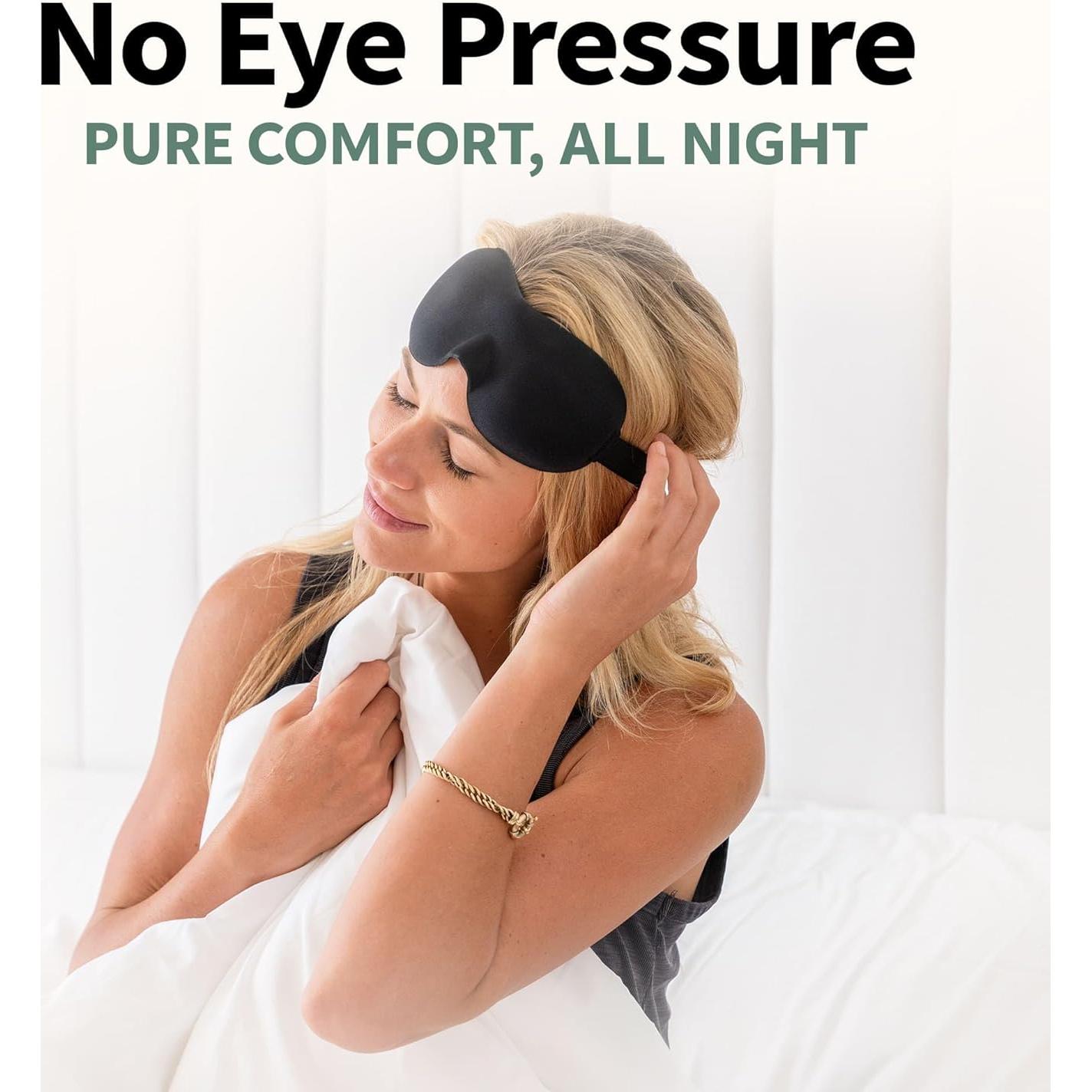 Máscara de Sueño Nidra Contorneada Pequeña Púrpura