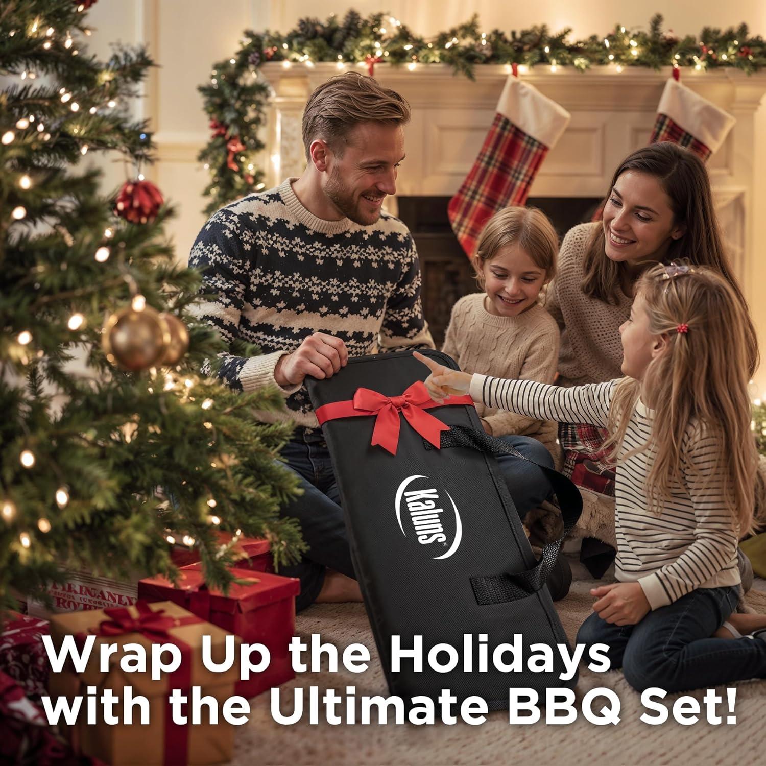 Set de Parrilla Kaluns 40 Piezas Acero Inoxidable