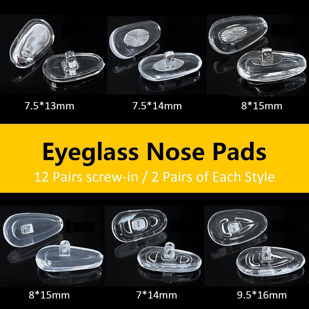 Kit de Reparación de Gafas PFDHQS 24 Tornillos y Herramientas