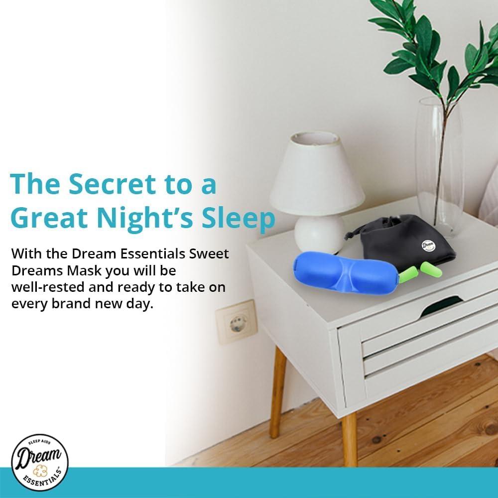 Máscara de Sueño Contorneada Wild Essentials® Negra con Tapones