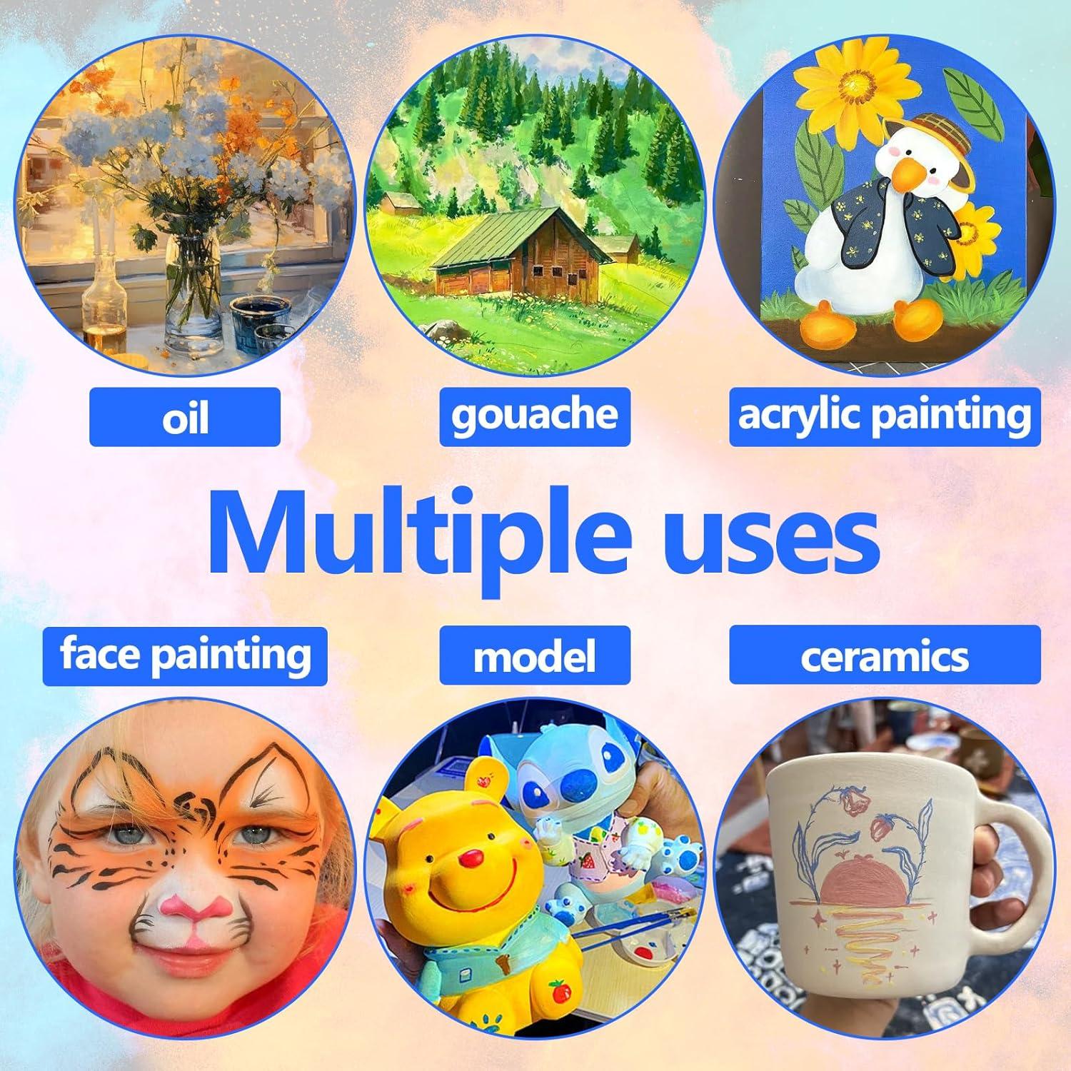 Juego de Pinceles ESRICH 360 Piezas para Pintura