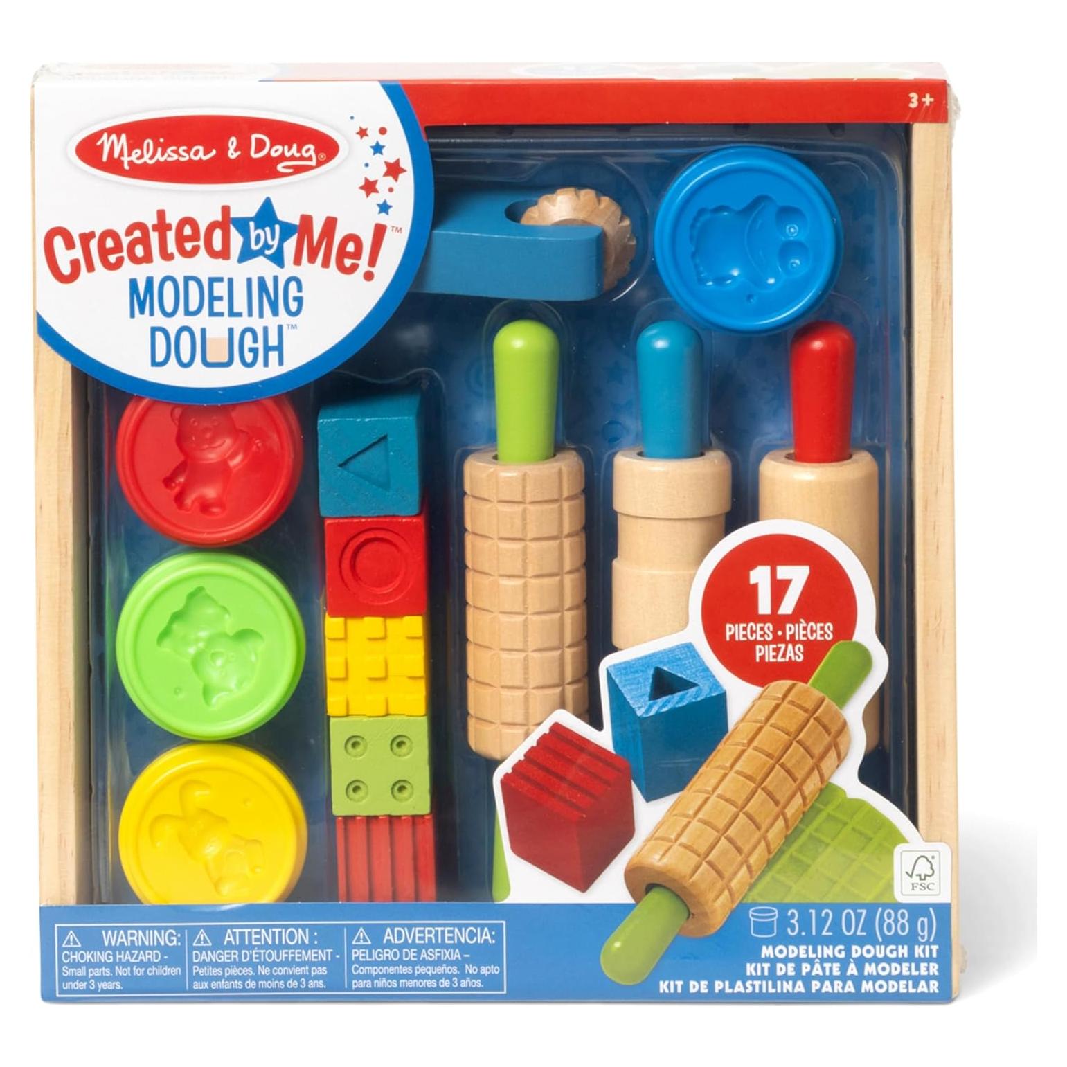 Juego de Arcilla para Modelar Melissa & Doug - 4 Recipientes y Herramientas