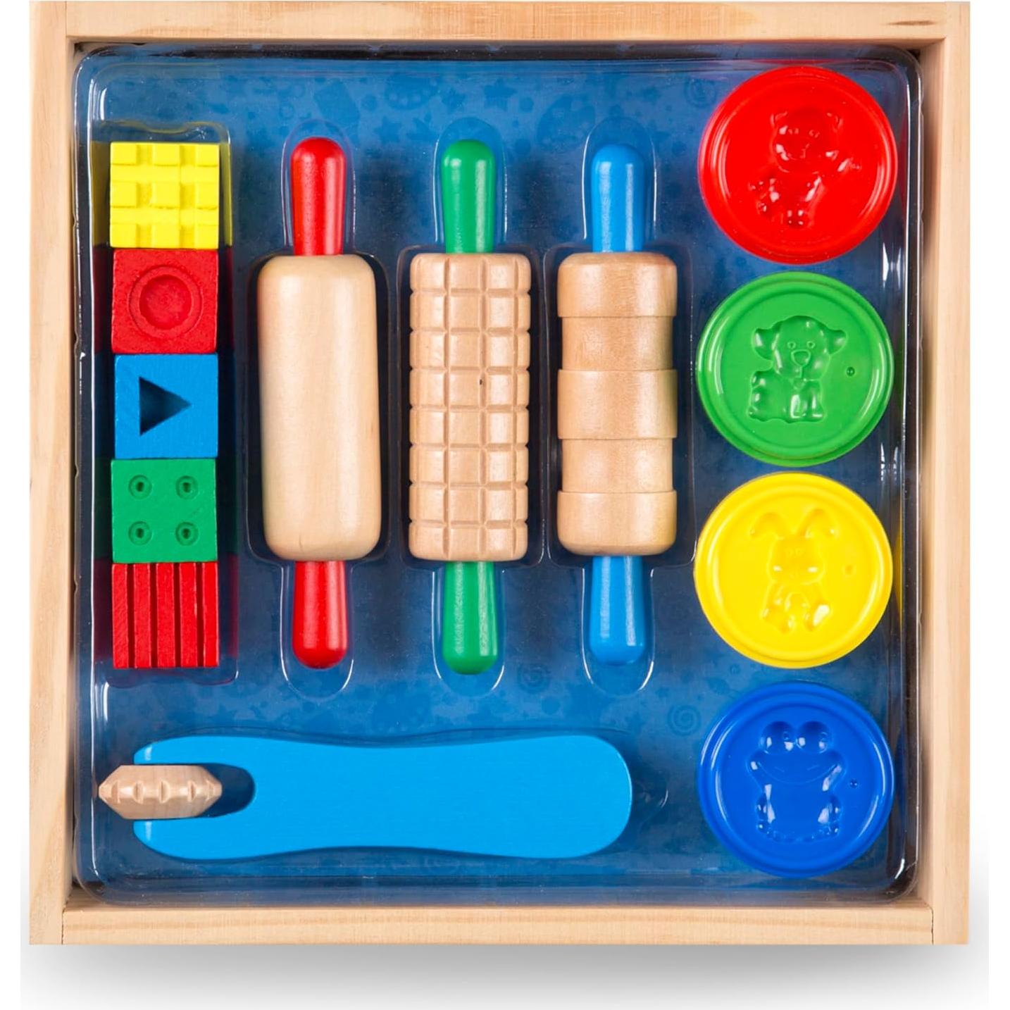 Juego de Arcilla para Modelar Melissa & Doug - 4 Recipientes y Herramientas