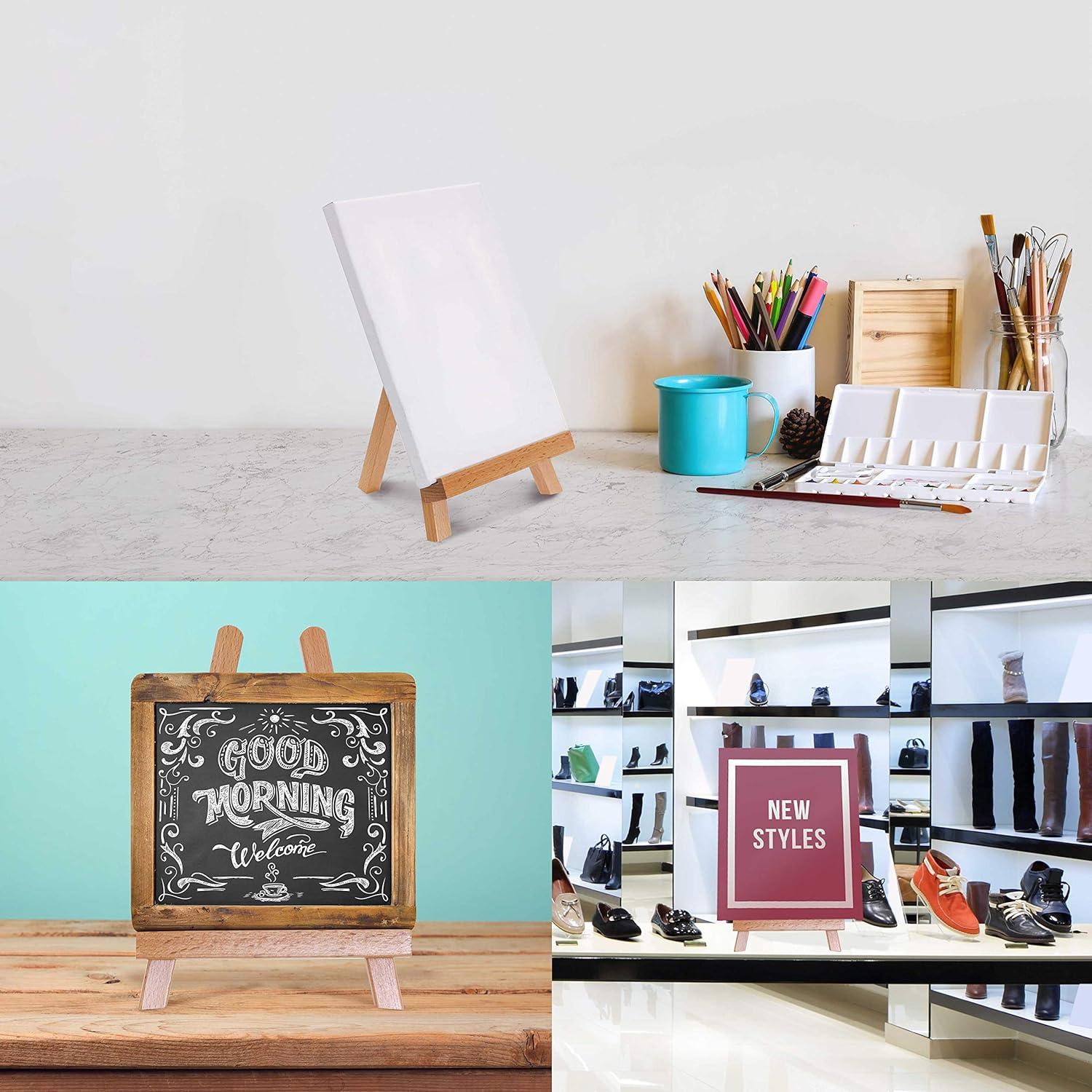 Caballete A-Frame U.S. Art Supply 10.5" Madera Natural 12 Pzas