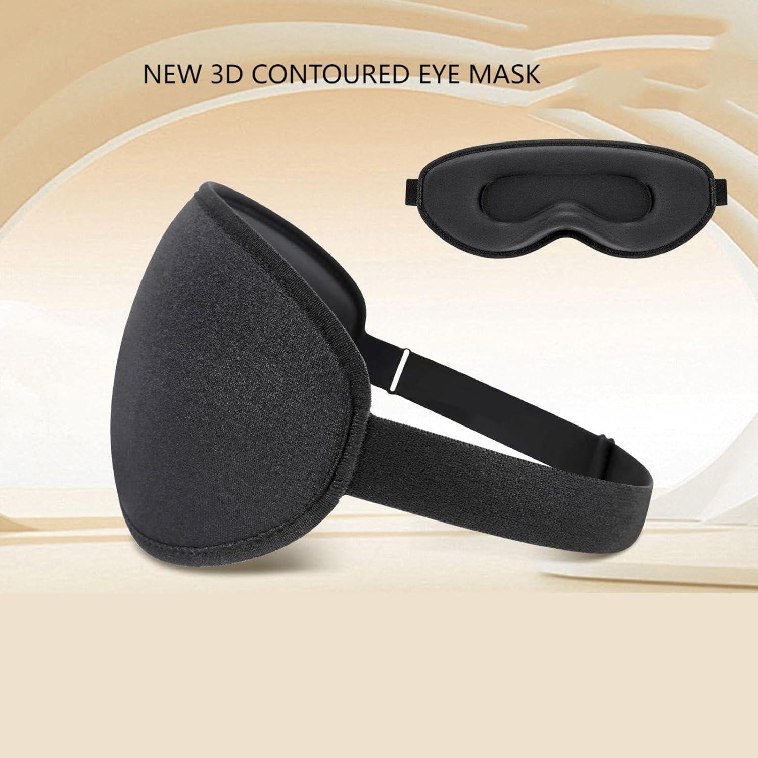 Máscara para dormir 3D SANREE ajustable y transpirable