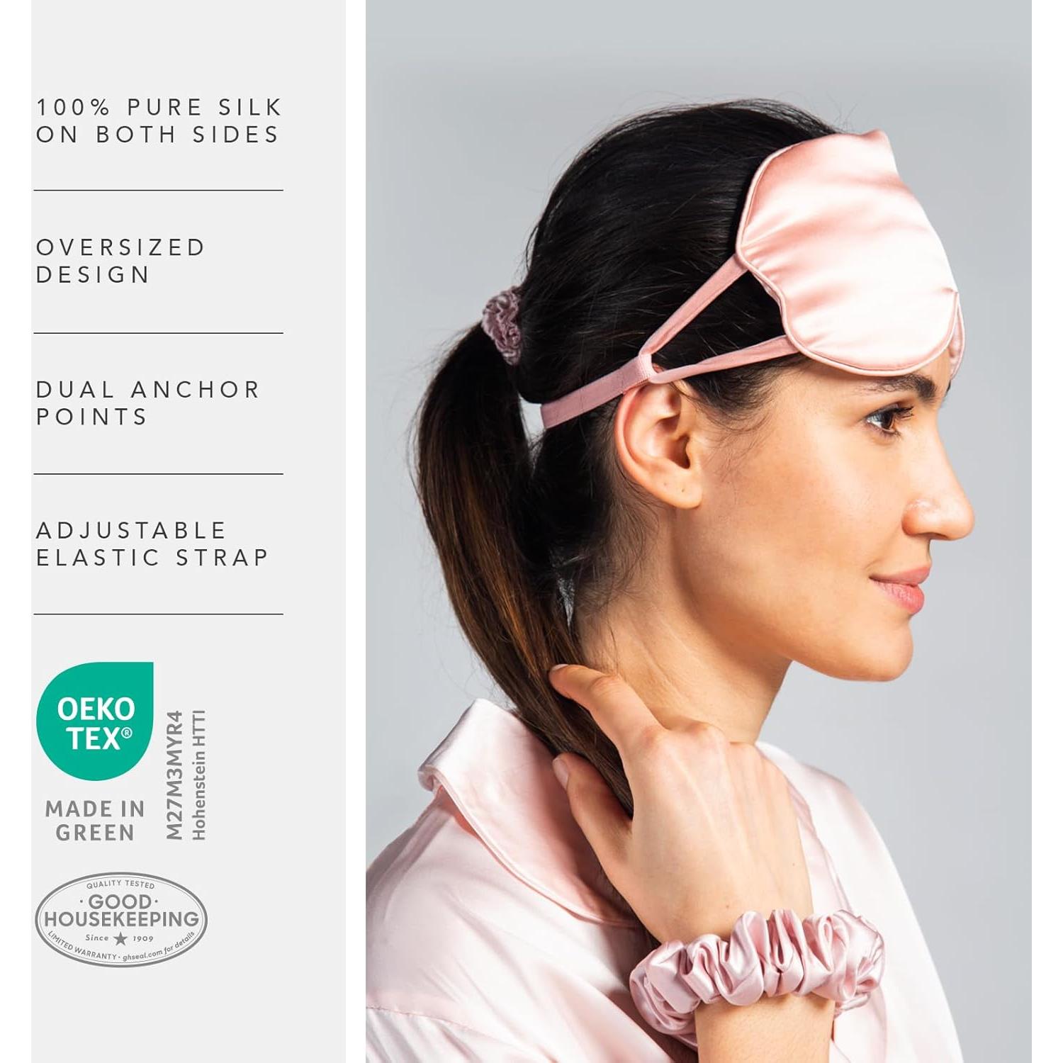 Máscara de Sueño de Seda de Morera Fishers Finery 25 Momme