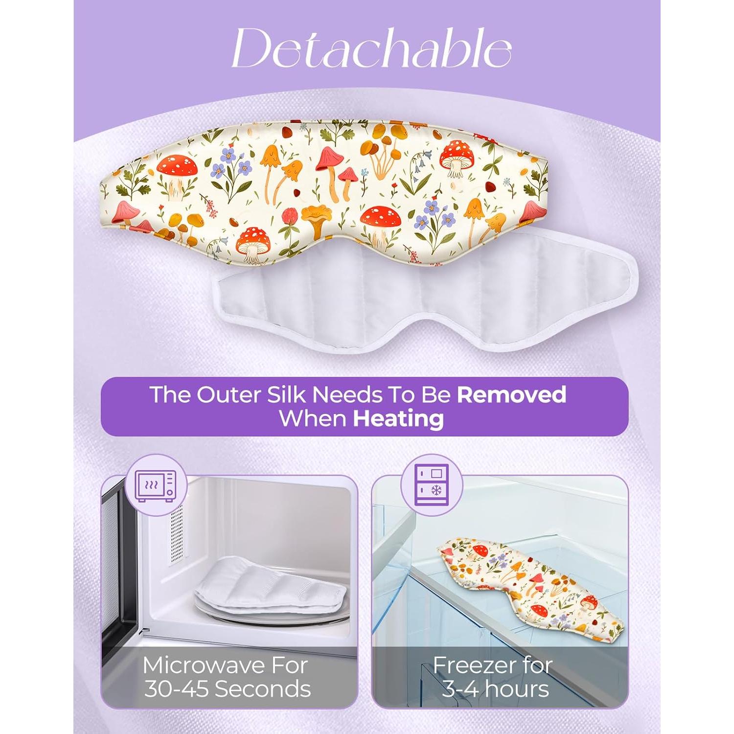 Máscara de Ojos de Seda Miss Adola con Peso y Lavanda