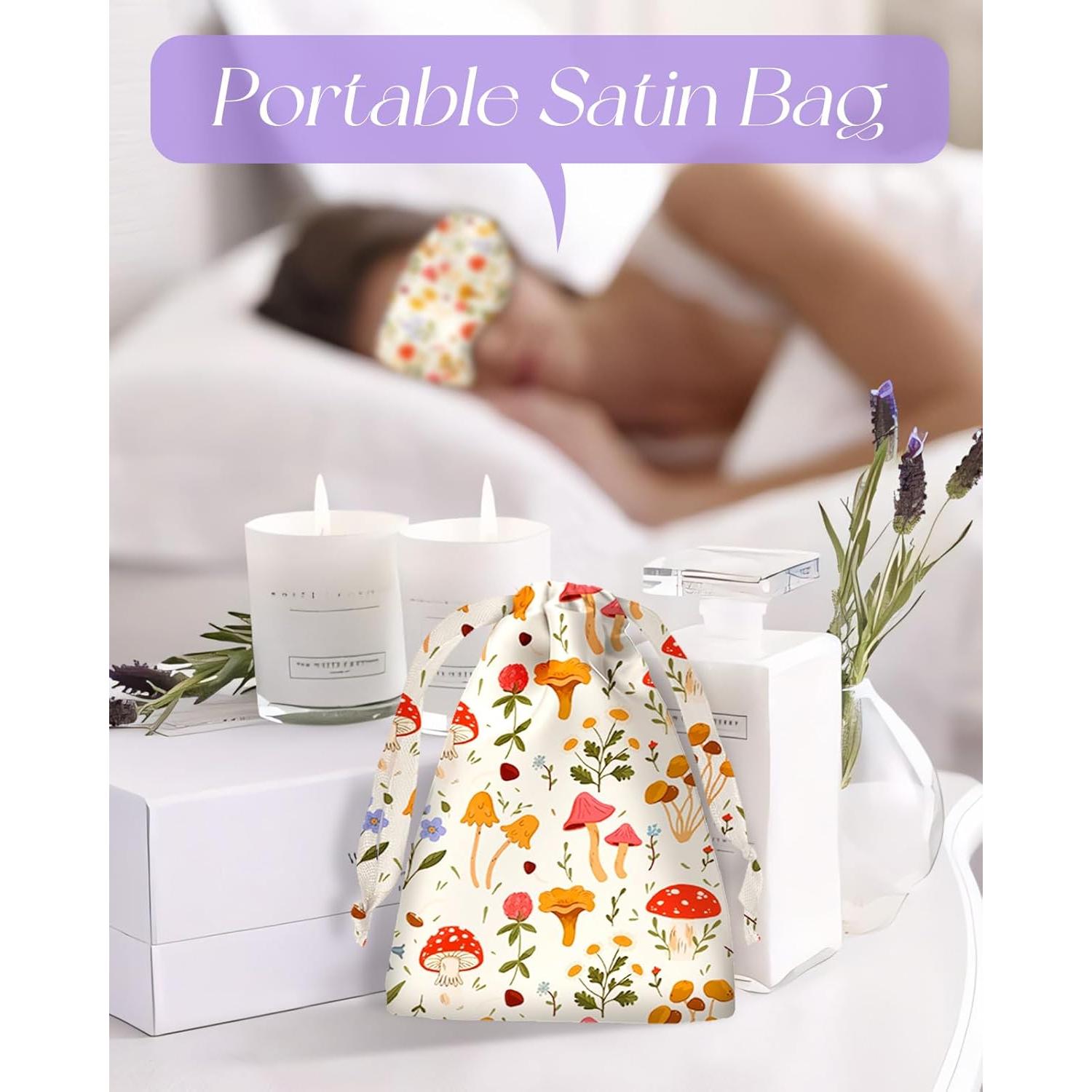 Máscara de Ojos de Seda Miss Adola con Peso y Lavanda