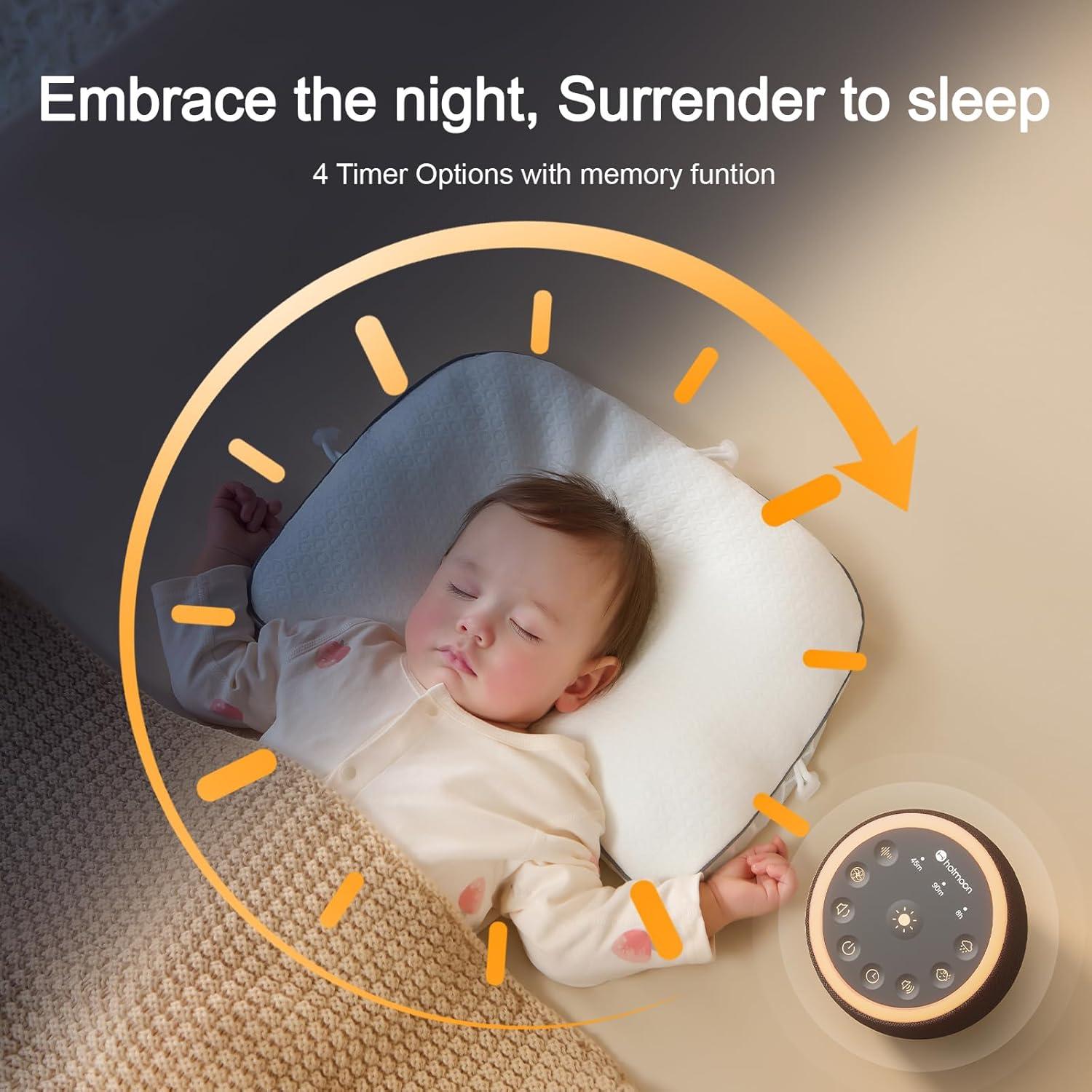 Máquina de Sonido Hotmoon con 40 Sonidos y Luz Nocturna