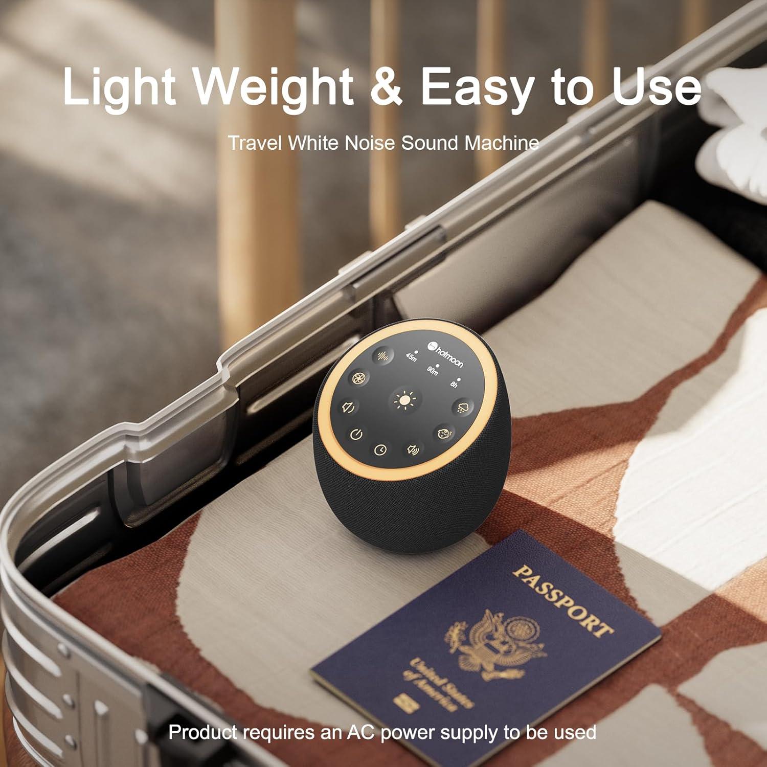 Máquina de Sonido Hotmoon con 40 Sonidos y Luz Nocturna